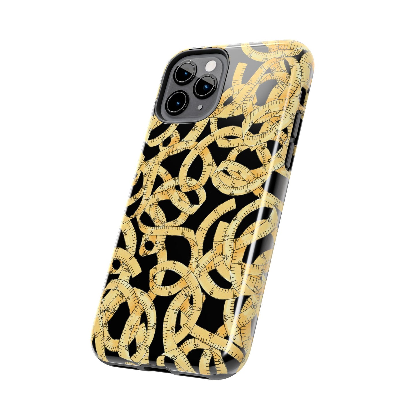 Tape Tangle Black Phone Case