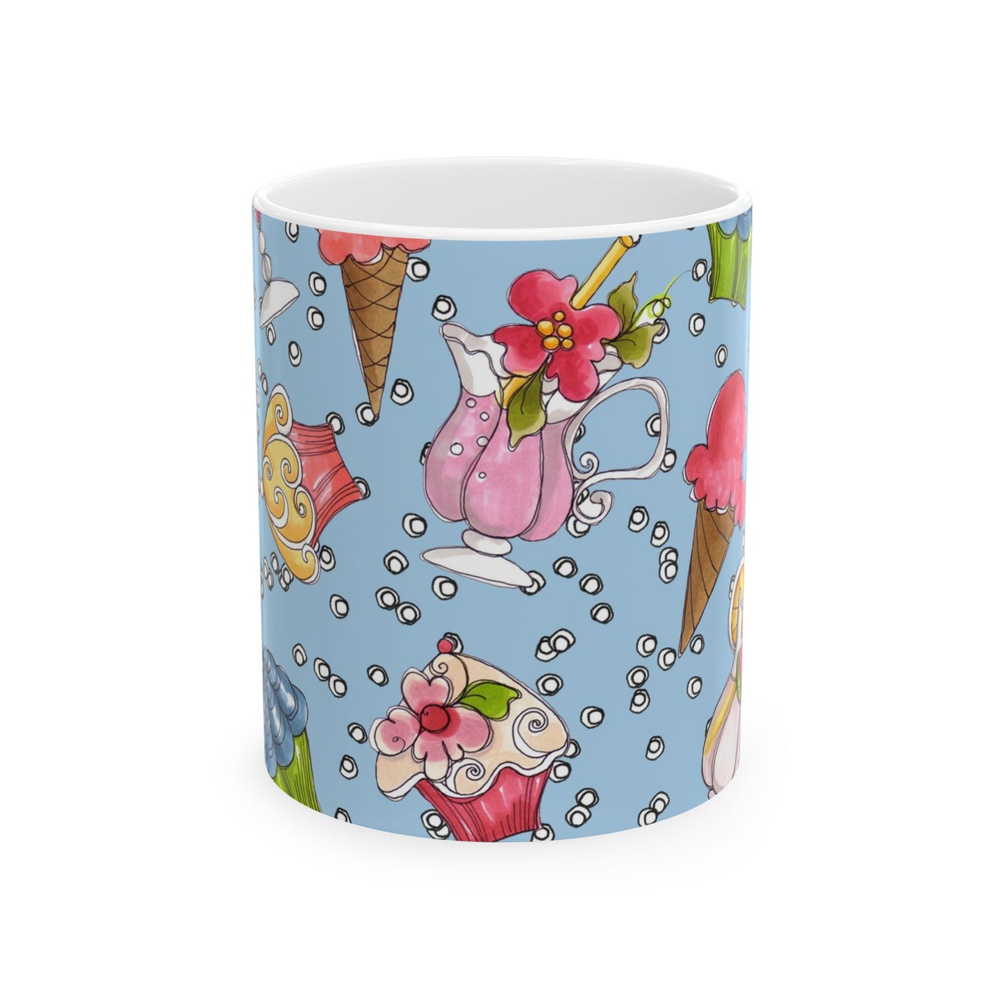 Resort Food Blue Cup