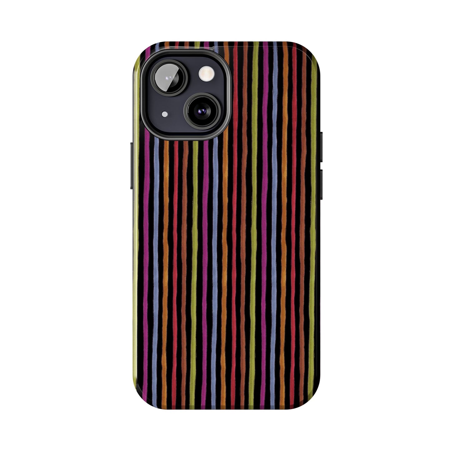 Stripe Black Phone Case