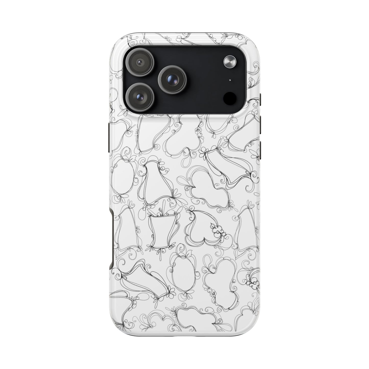 Frames White / Black Phone Case
