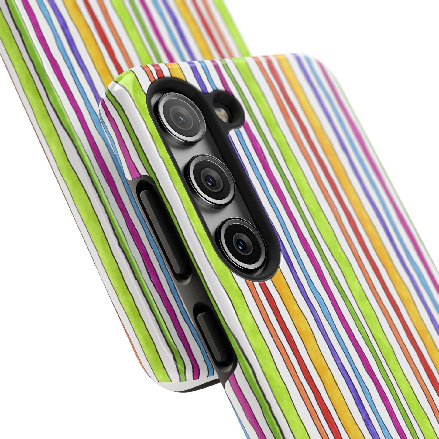 Stripe Fancy White Phone Case