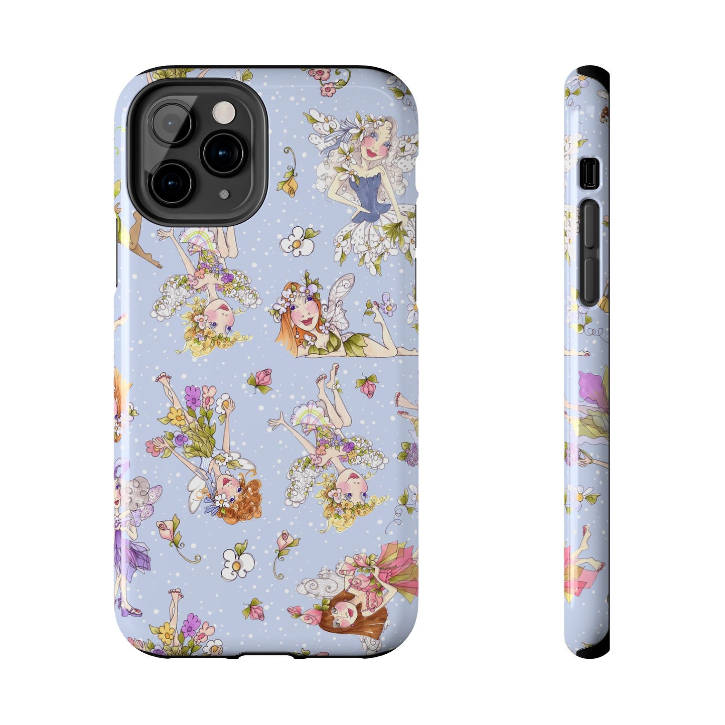 Tossed Fairies Blue Phone Case