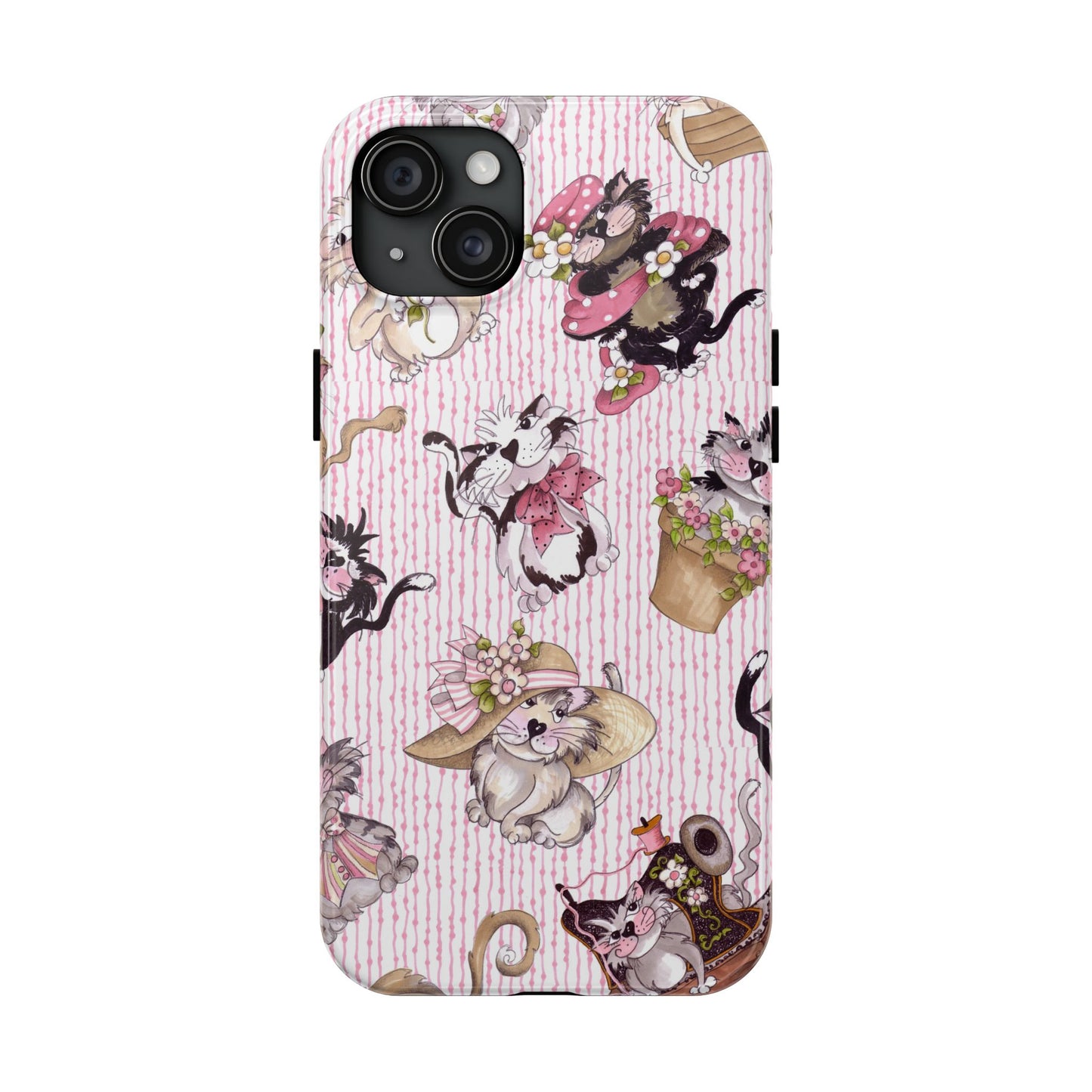 Fancy Cats Pink Phone Case