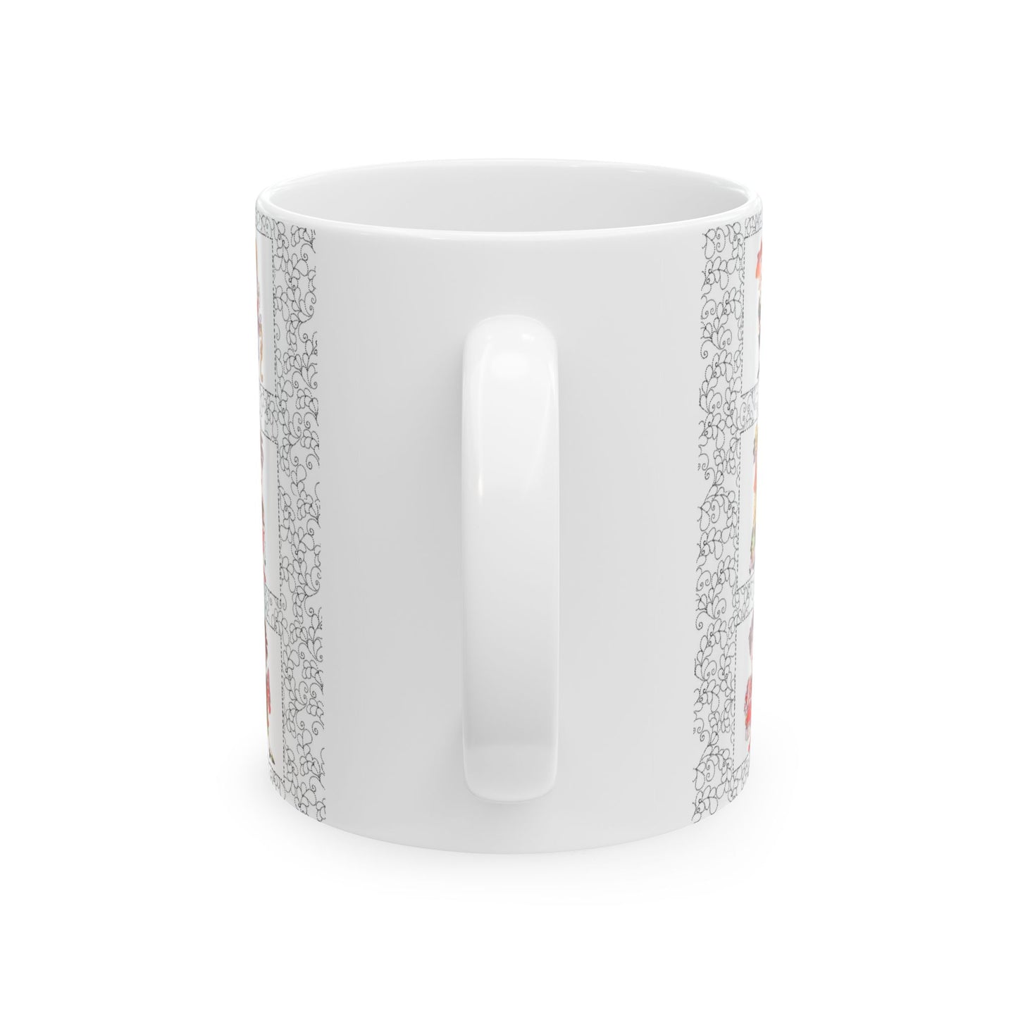 Sewphisticates White / Black Cup