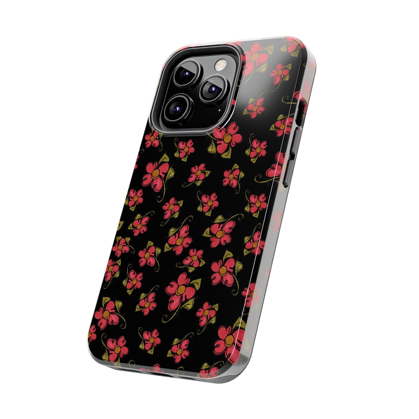 Daisy Caper Black Phone Case