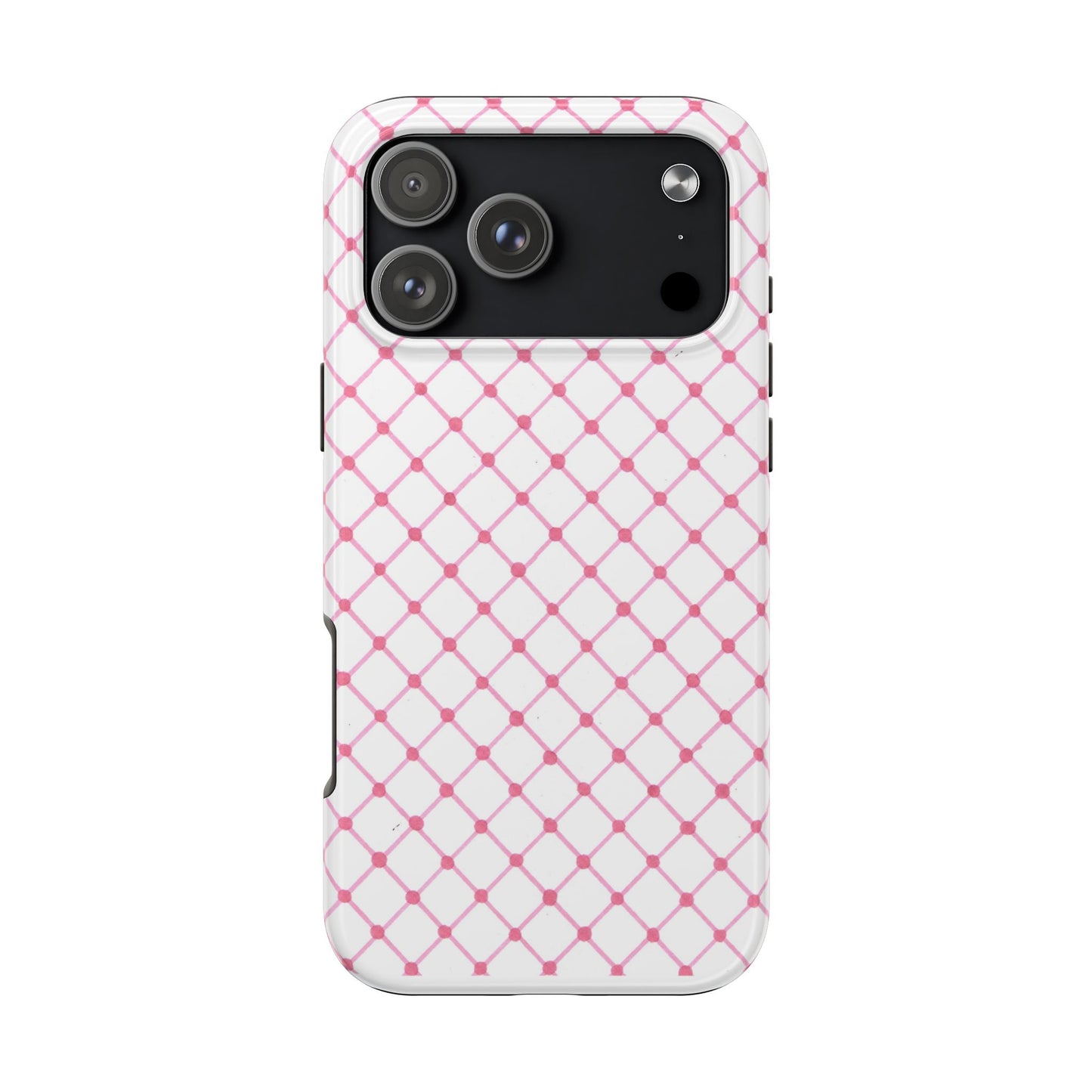 Cyclone Fence White / Pink Phone Case