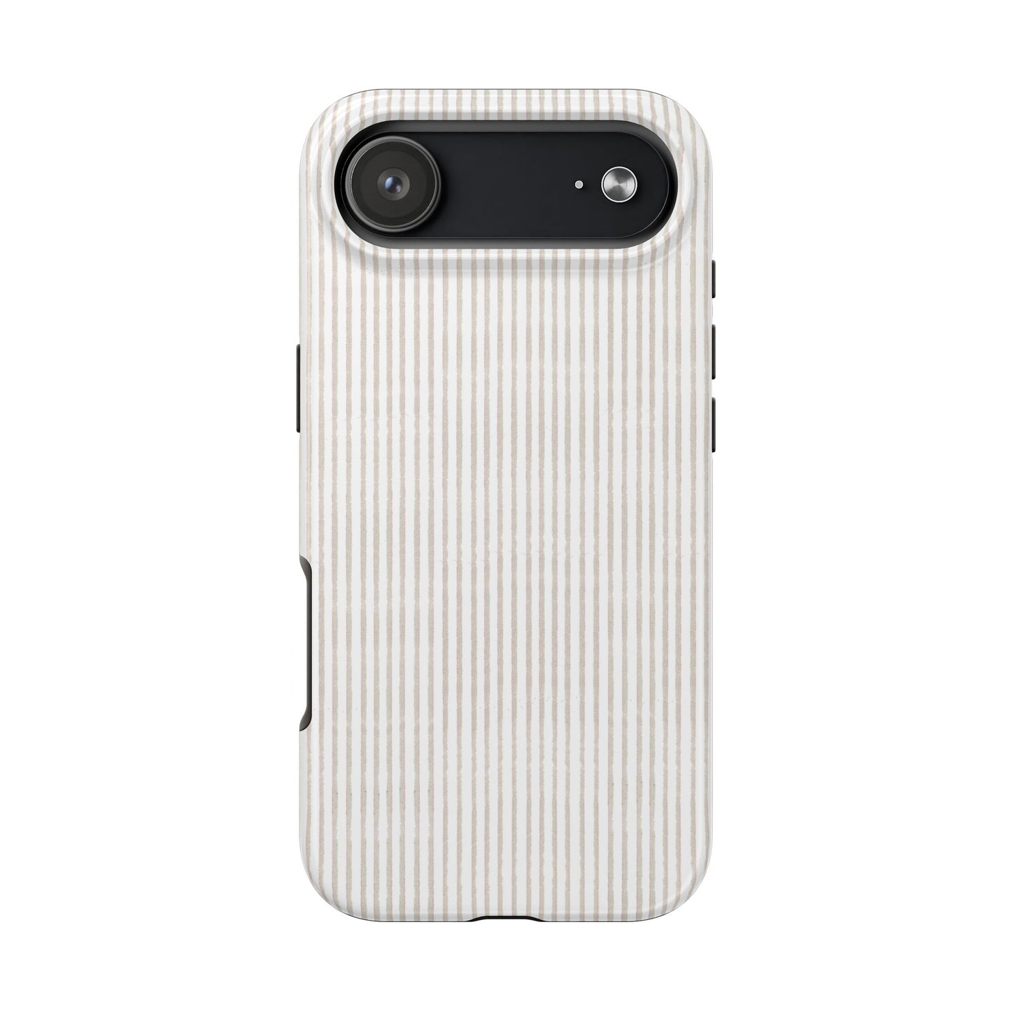 Stripe White / Gray Phone Case