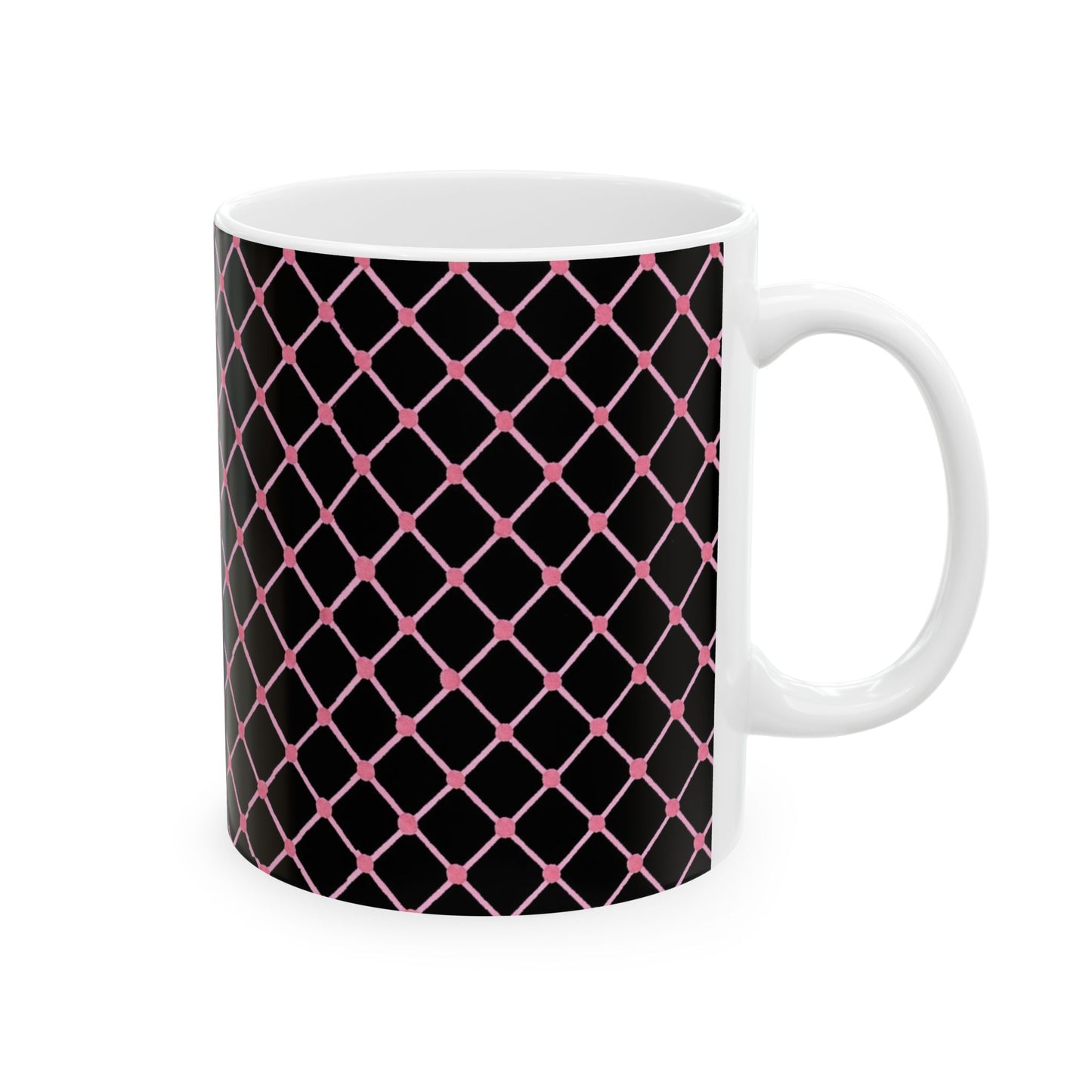 Cyclone Fence Black / Pink Cup