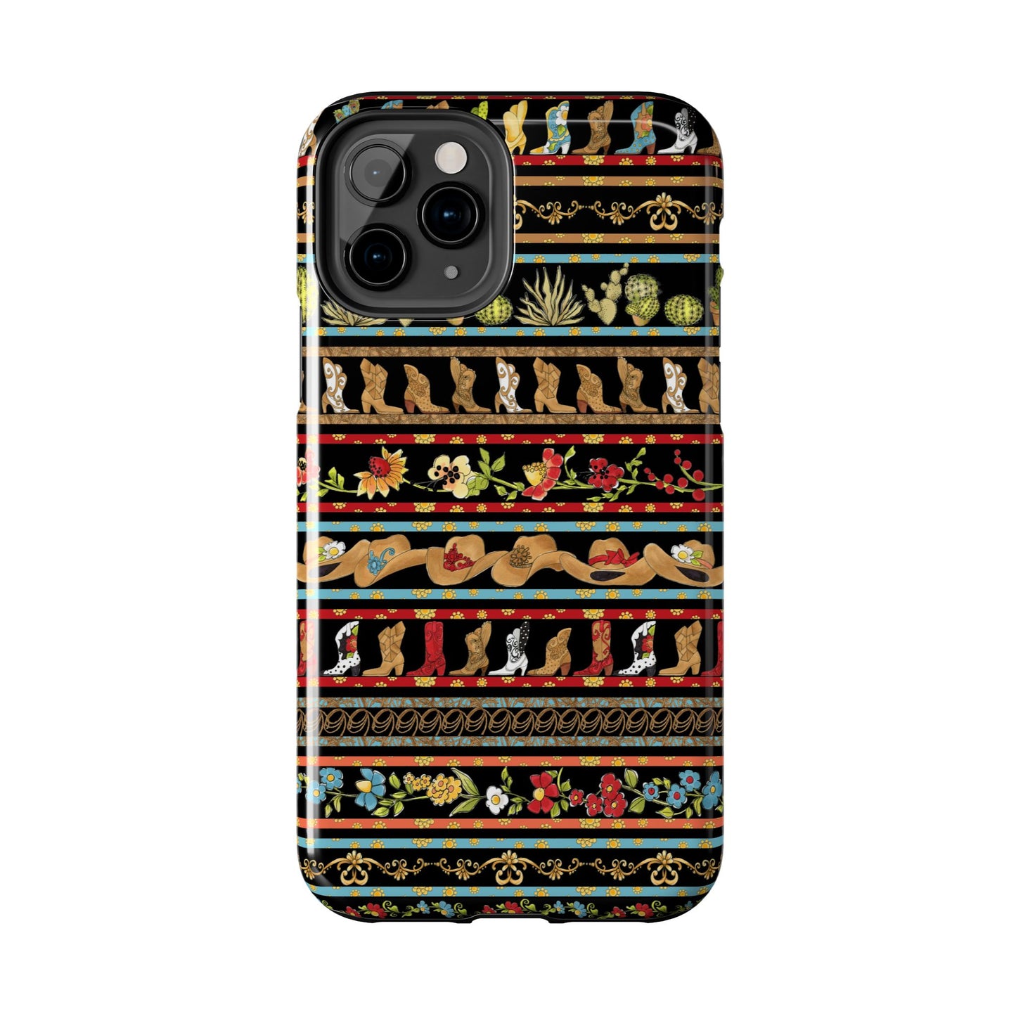 Whoa Borders Black Phone Case