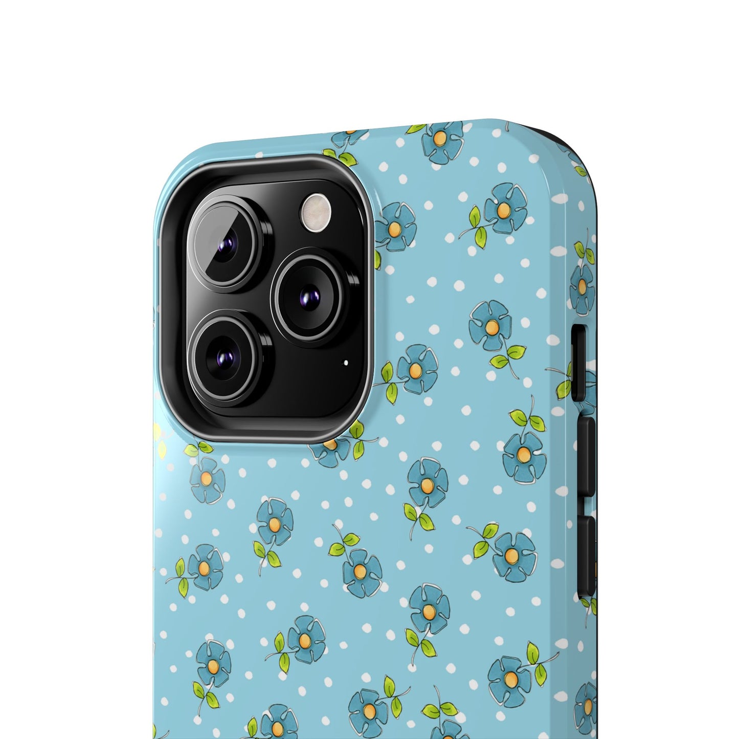 Daisy Dots Turquoise Phone Case