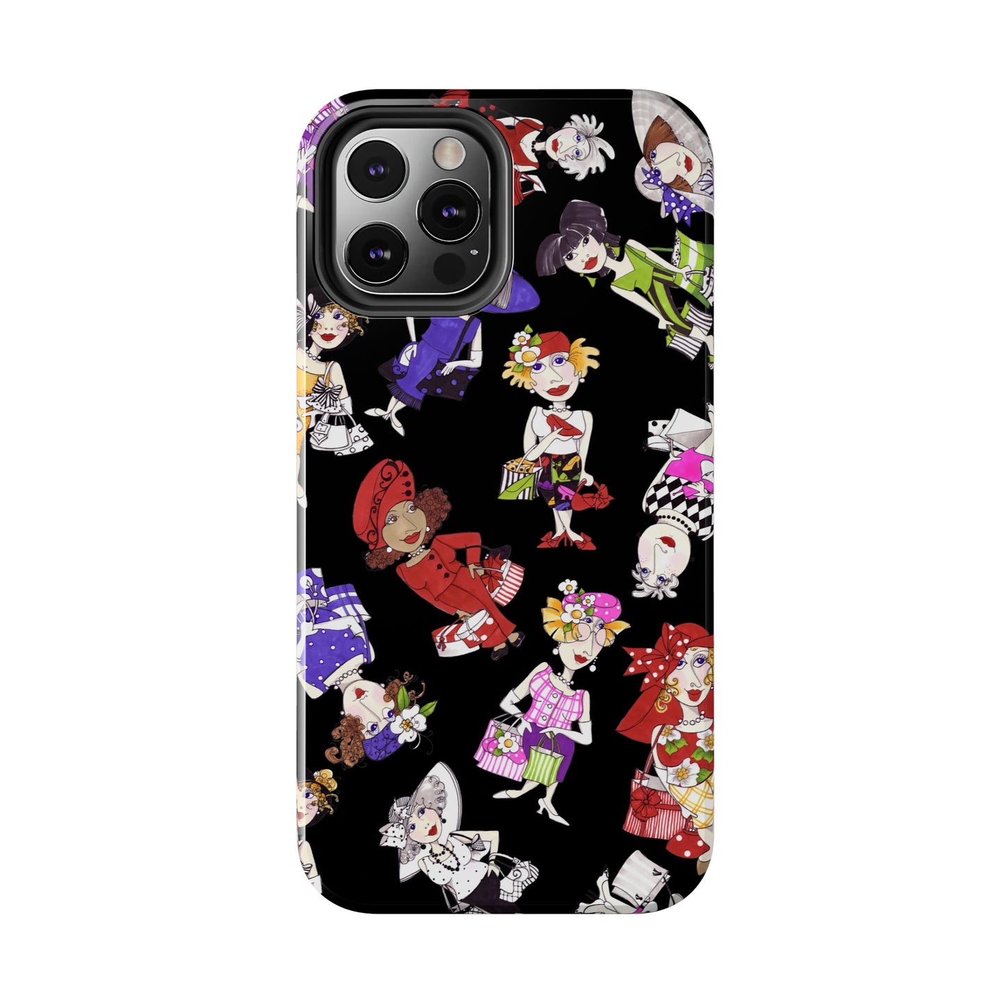 Gone Shopping Tossed Black Phone Case