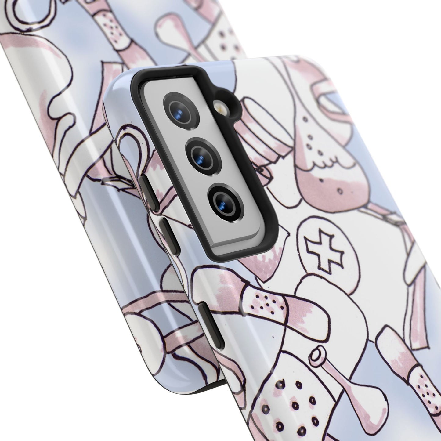 Med Stuff Blue Phone Case