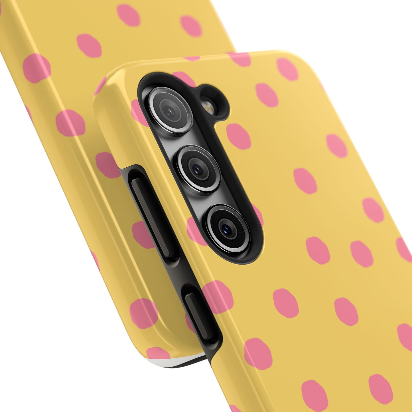 Jumbo Dots Yellow / Pink Phone Case
