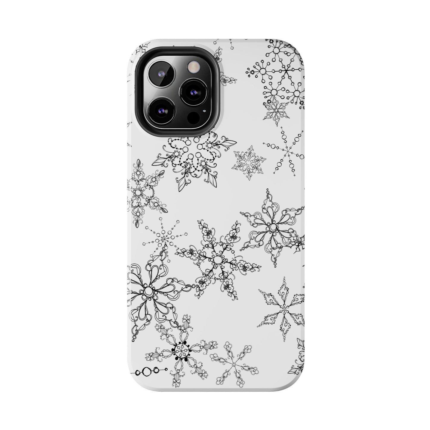 Random Flakes White Phone Case
