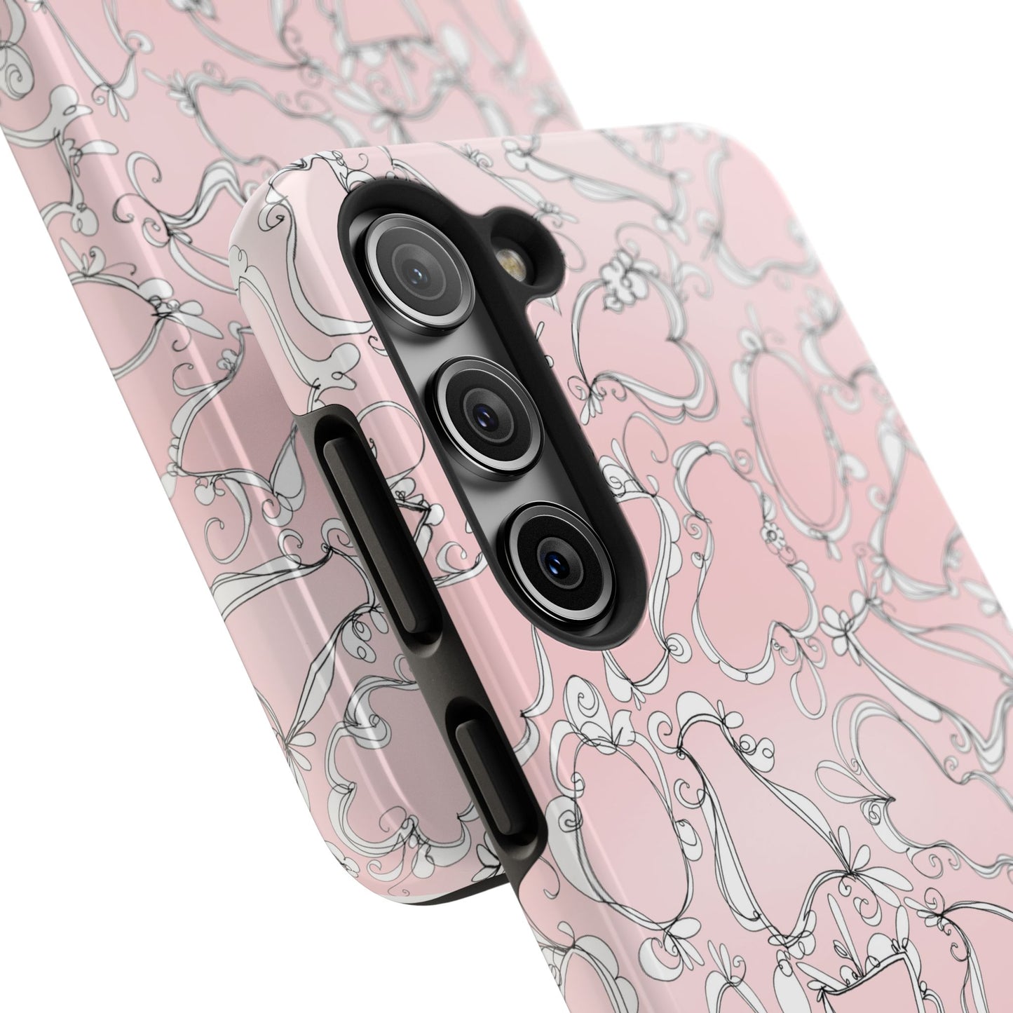 Fancy Frames Pink / White Phone Case