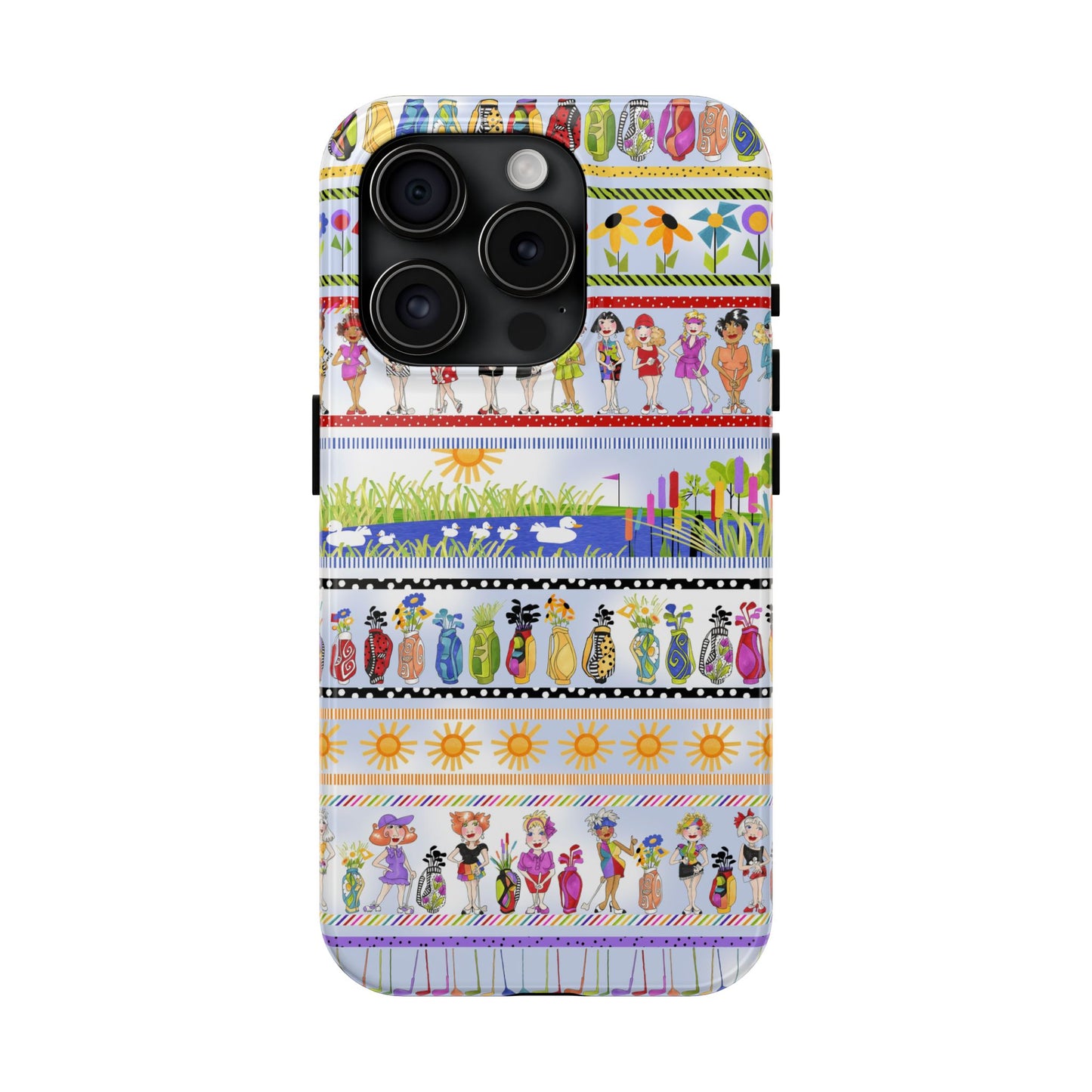 Golf Borders Blue Sky Phone Case