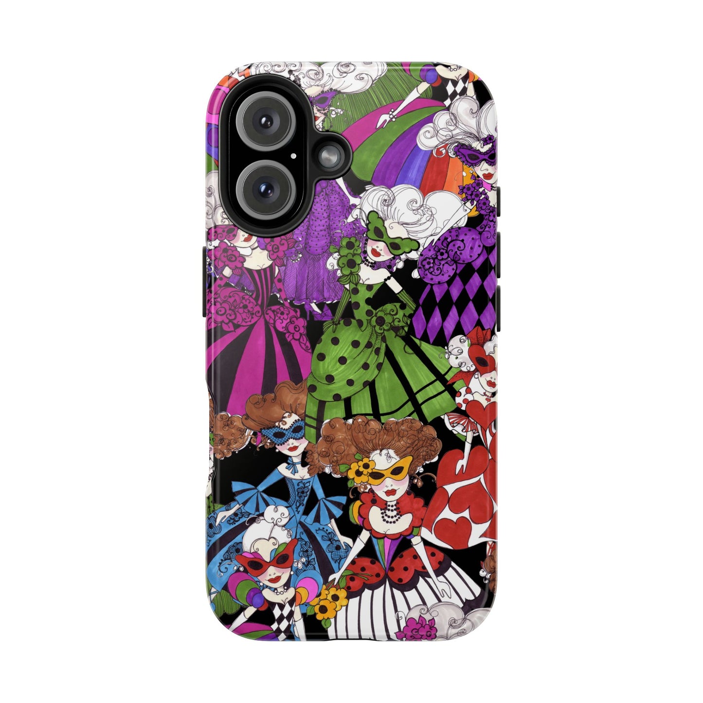 Crowded Dance Floor Black Phone Case