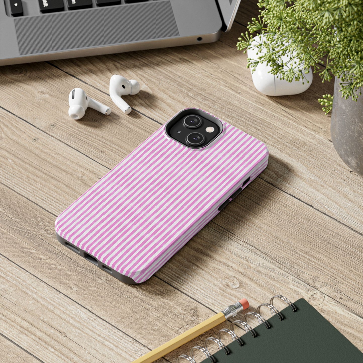 Lazy Stripe Pink Phone Case