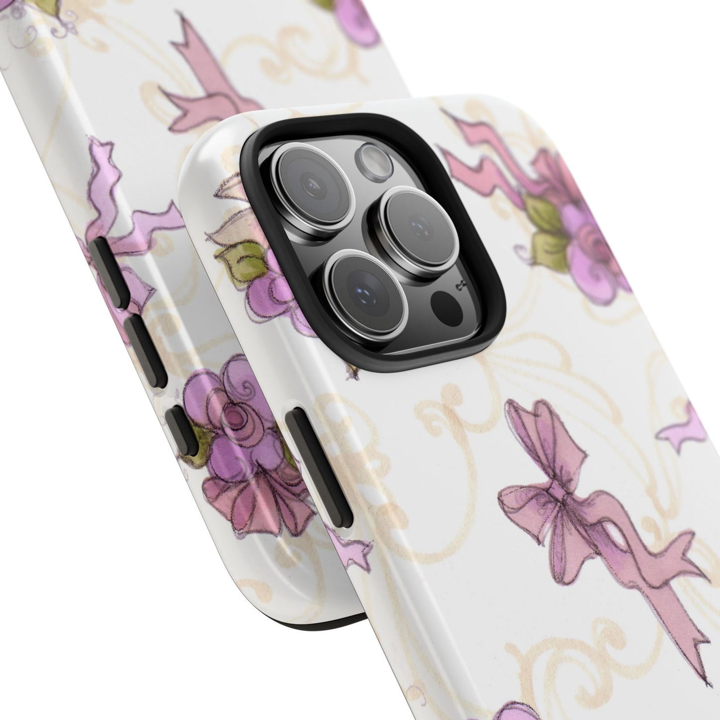 Flower Model Bow Flowers Phone Case