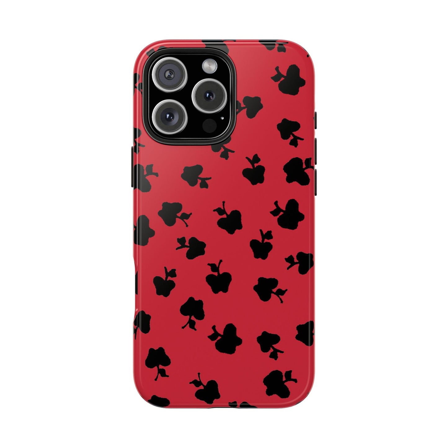 Happy Apples Red / Black Phone Case