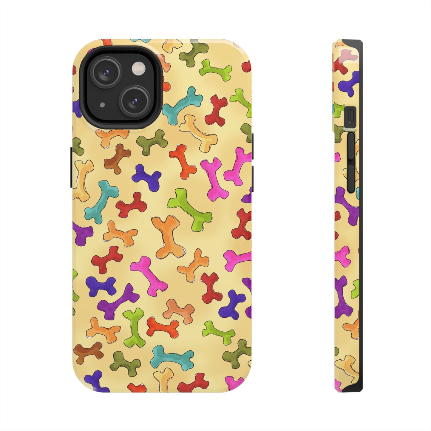 Happy Bones Yellow Phone Case