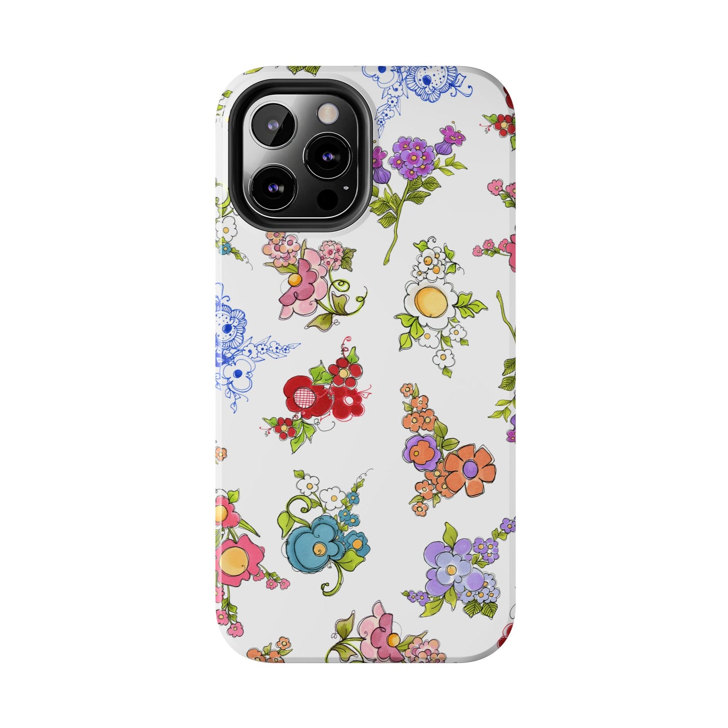 Mixed Bouquets White Phone Case