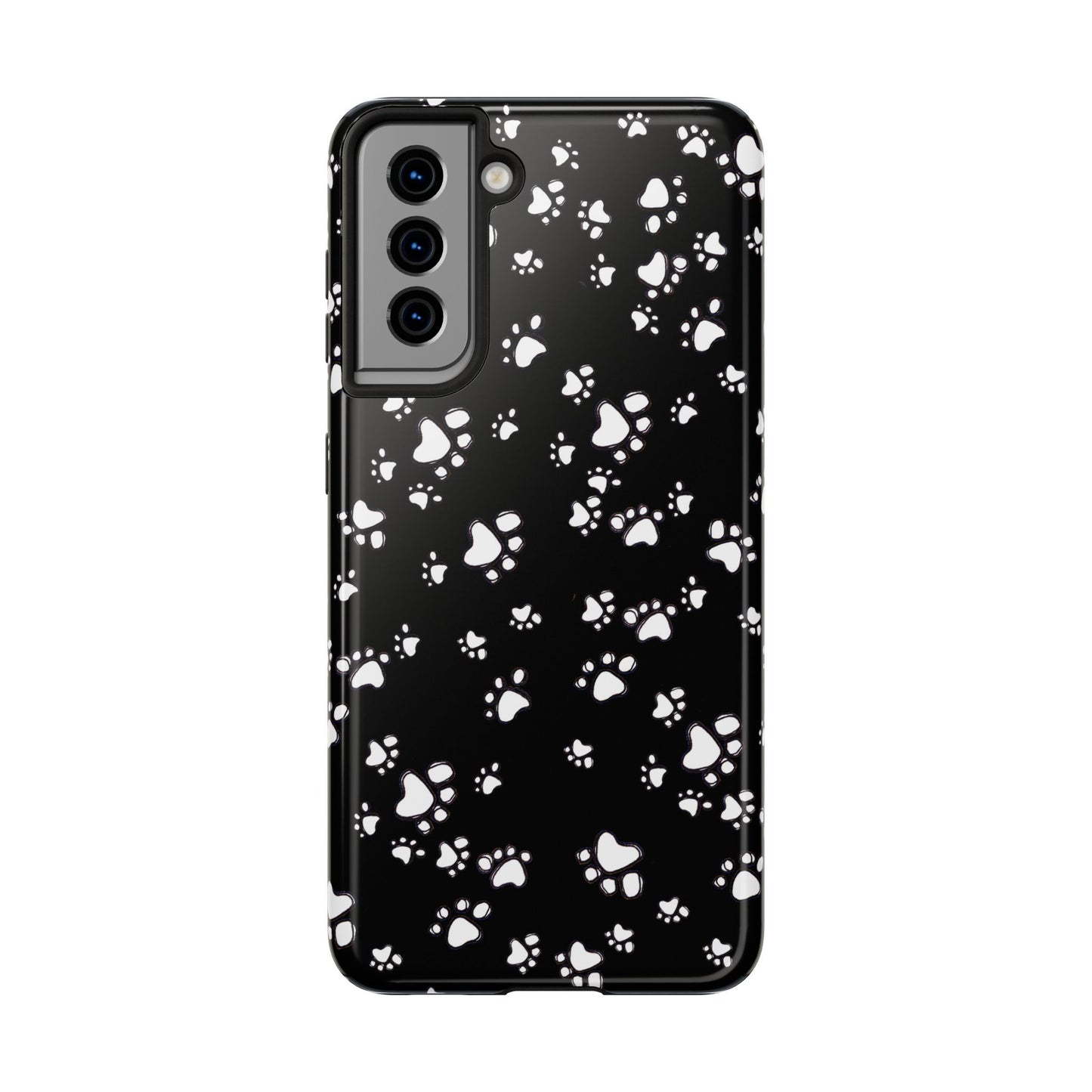 Paw Flakes Black Phone Case