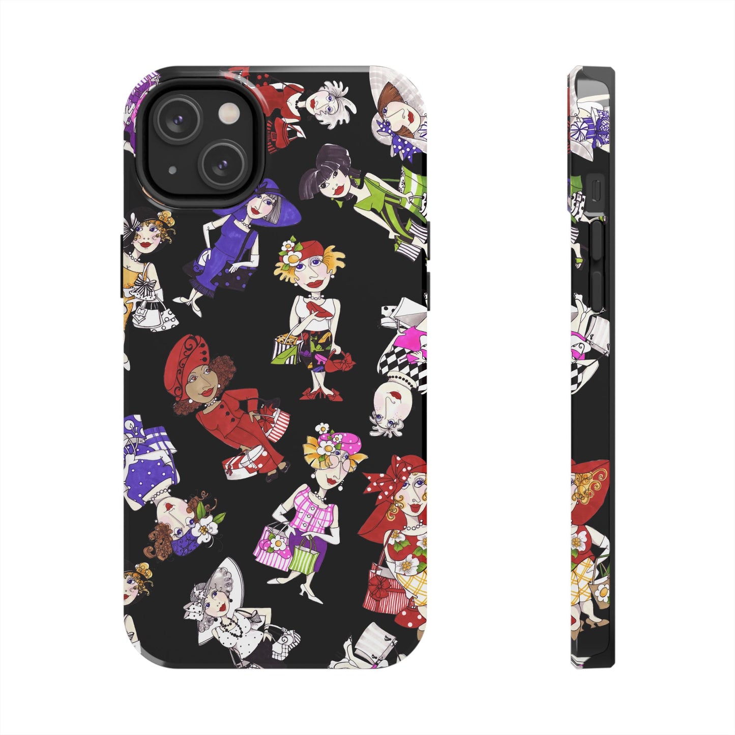 Gone Shopping Tossed Black Phone Case