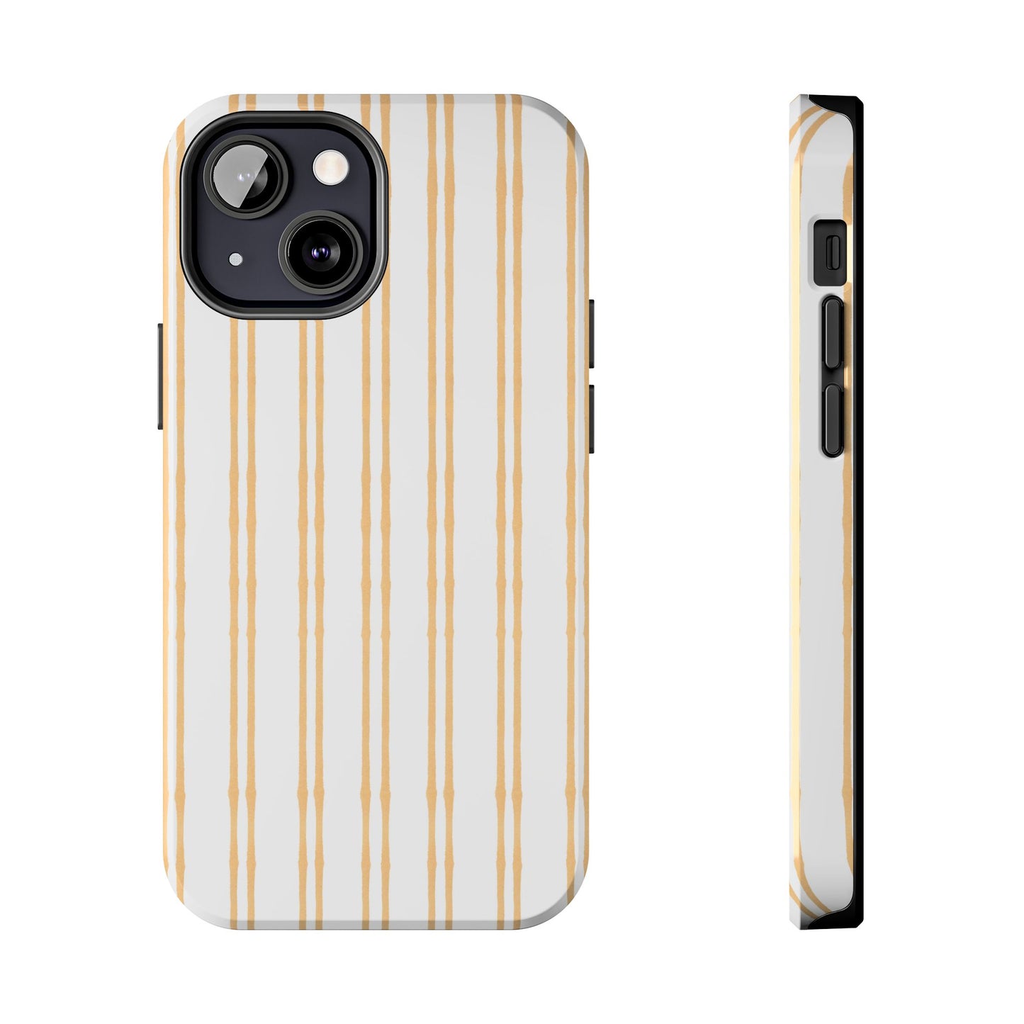 Double Stripe Yellow Phone Case