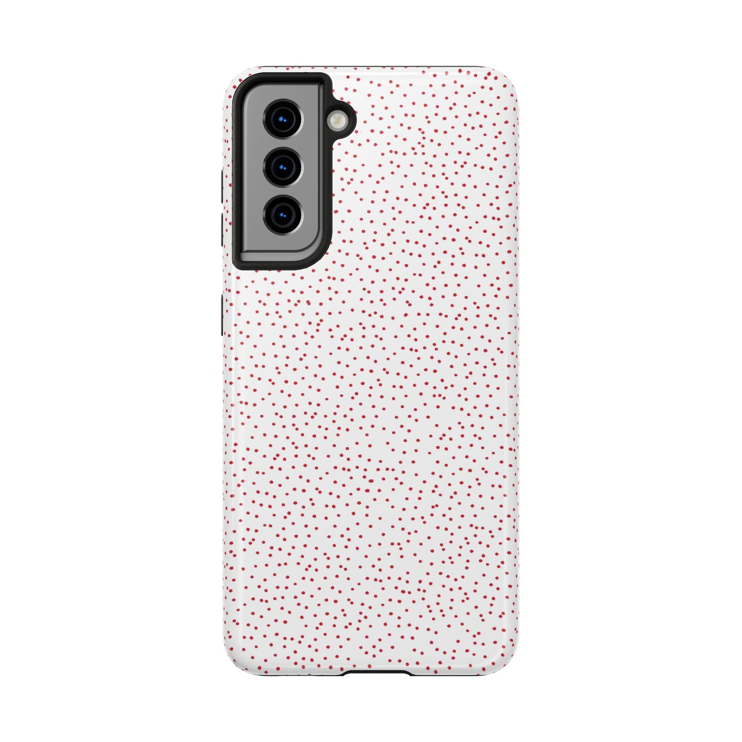 Dinky Dots White / Red Phone Case