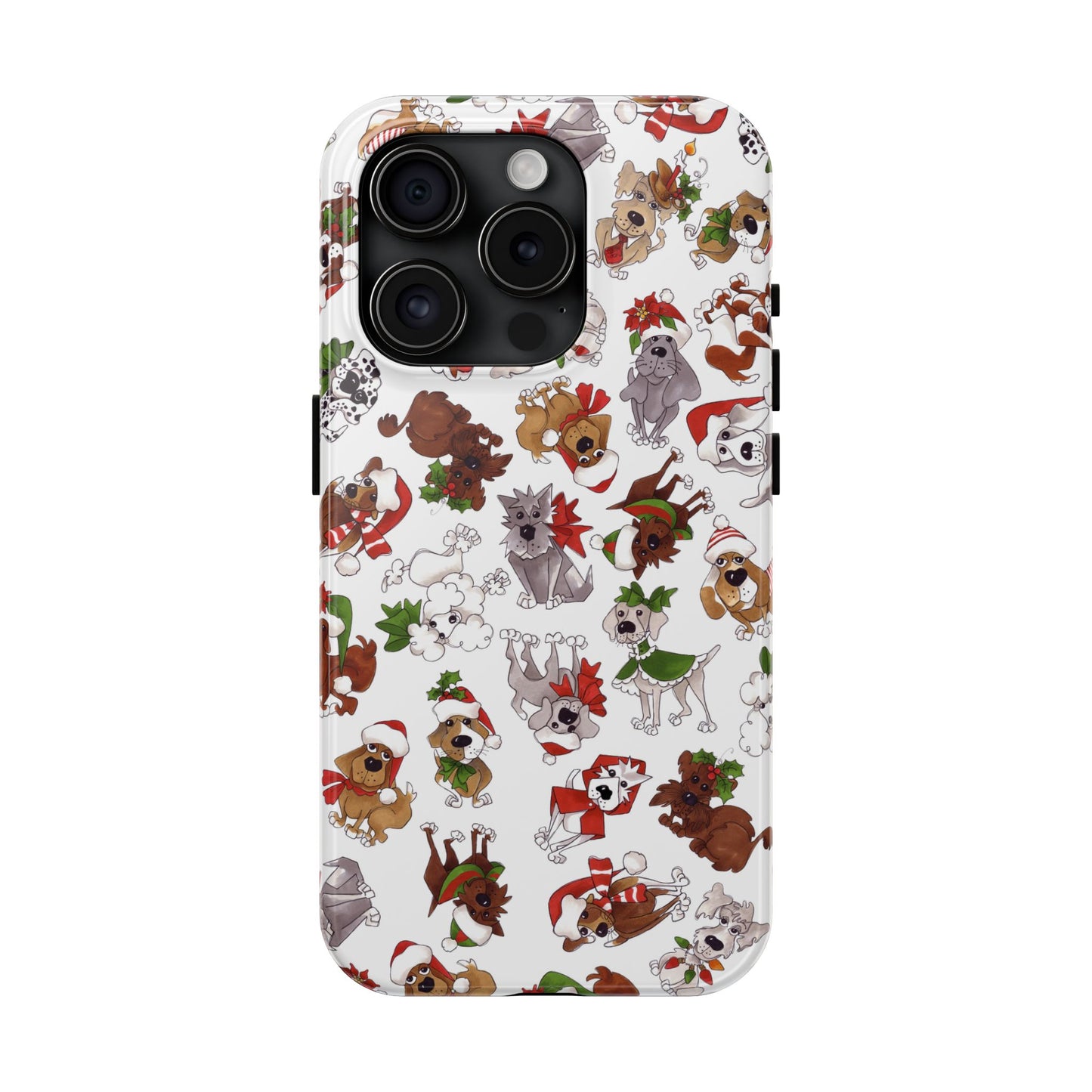 Doggie Toss White Phone Case