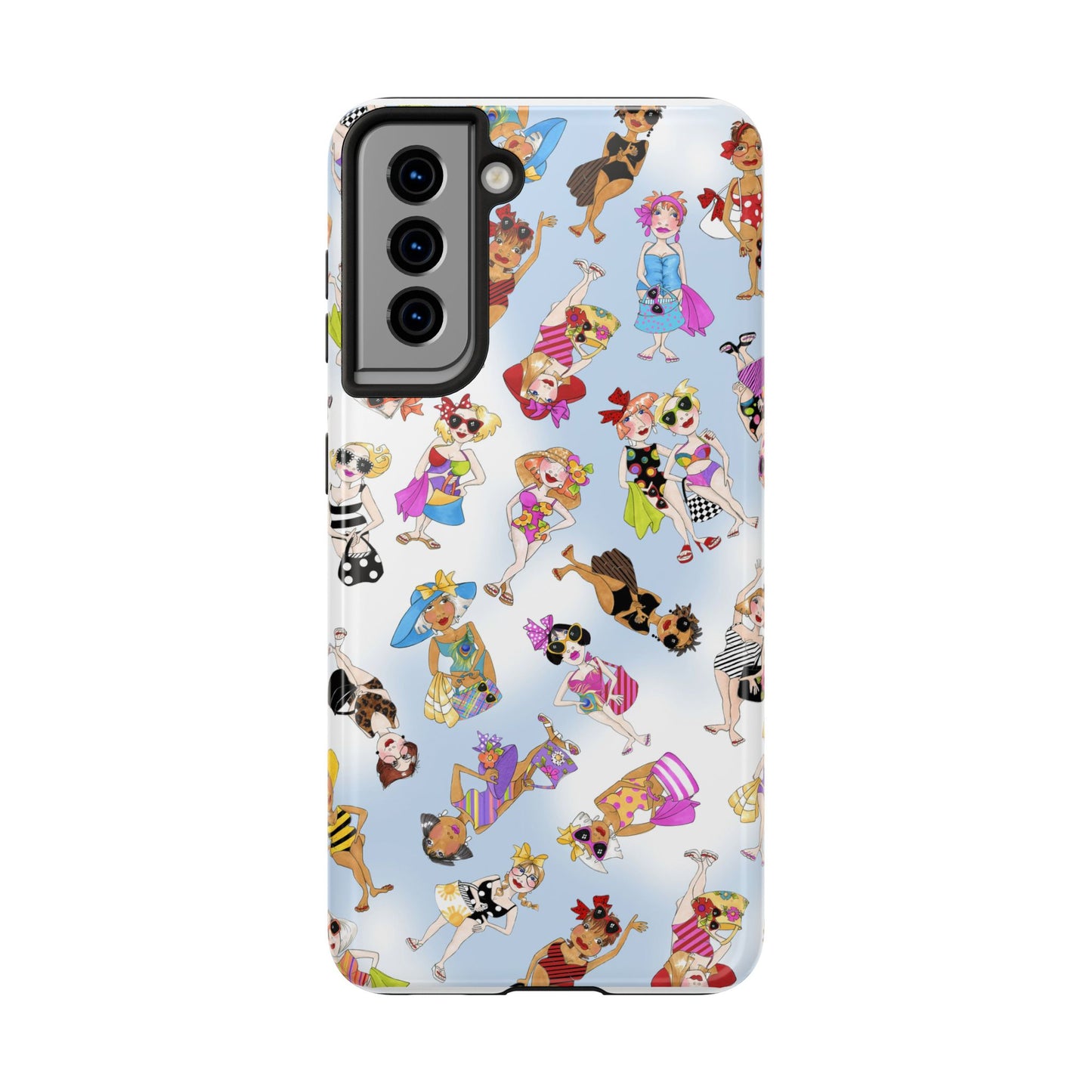 Tossed Beauties Blue Sky Phone Case