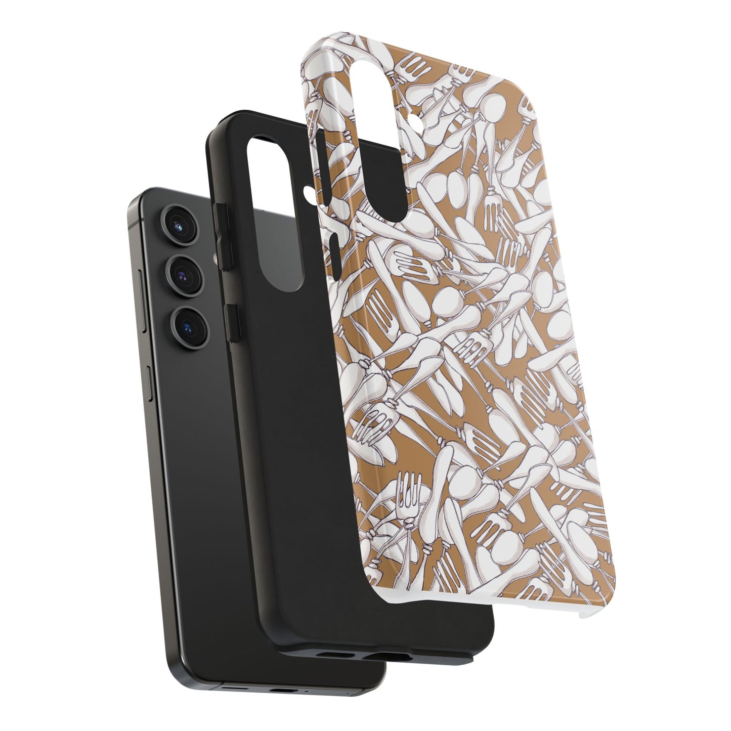 Silverware Wars Brown Phone Case