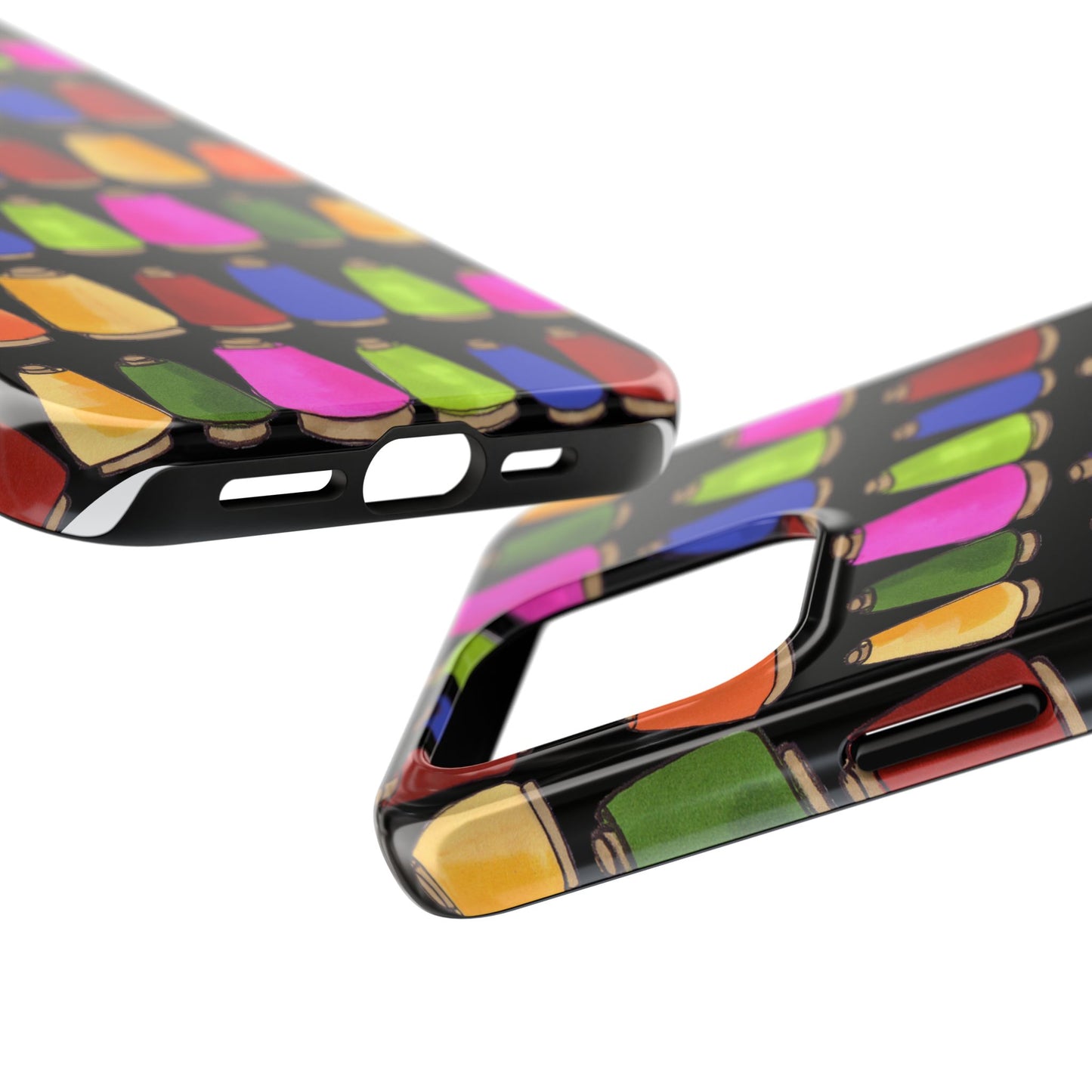 Coneiferous Black / Multi Phone Case