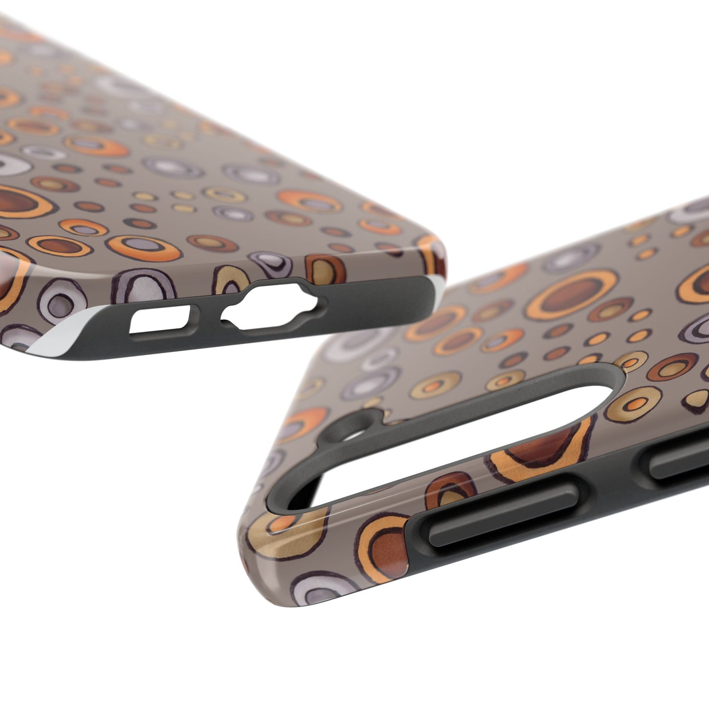 Doggy Dots Gray Phone Case