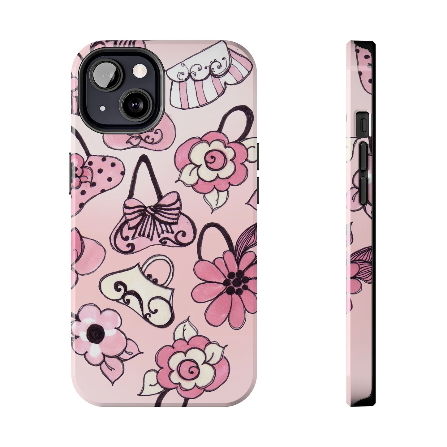 Cat Bags Pink Phone Case