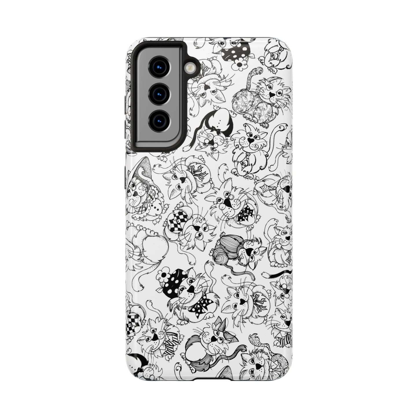 So Kitties Tossed White Phone Case