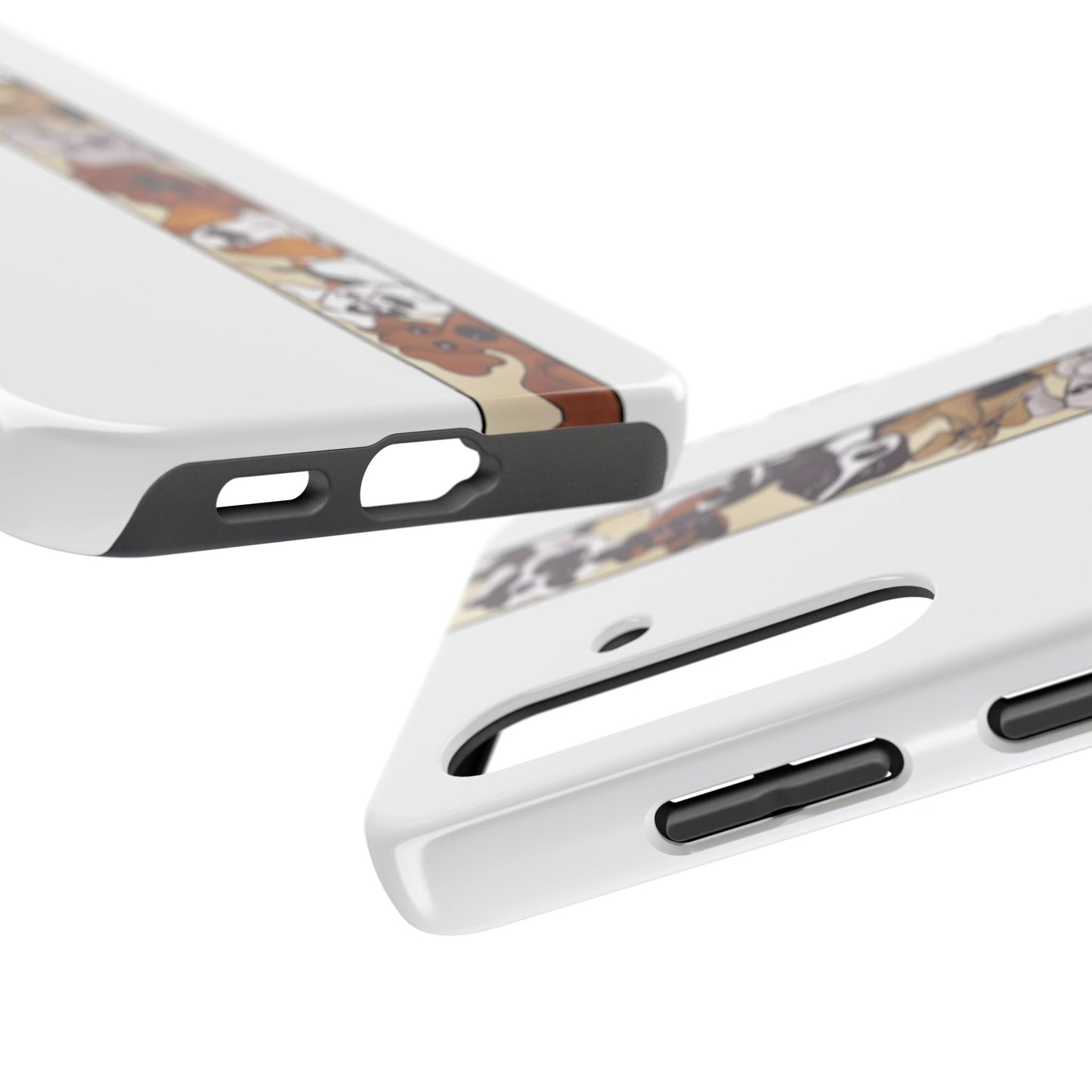 Doggie Delight Border Phone Case