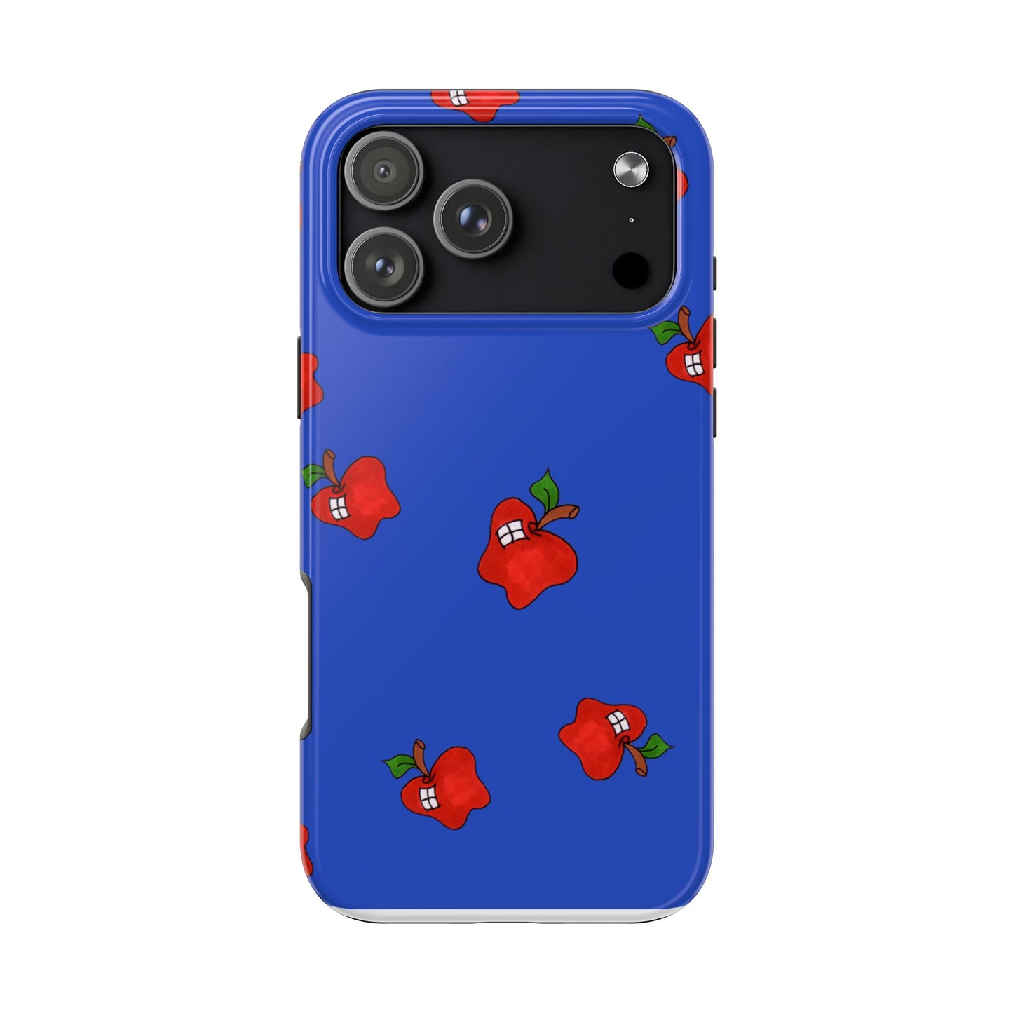 Flying Apples Blue Phone Case
