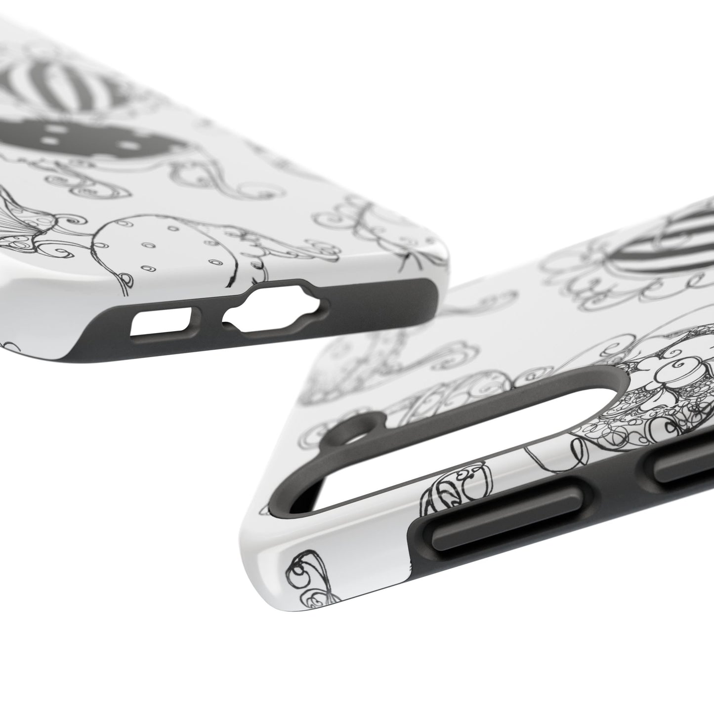 Bistro Chairs White Phone Case