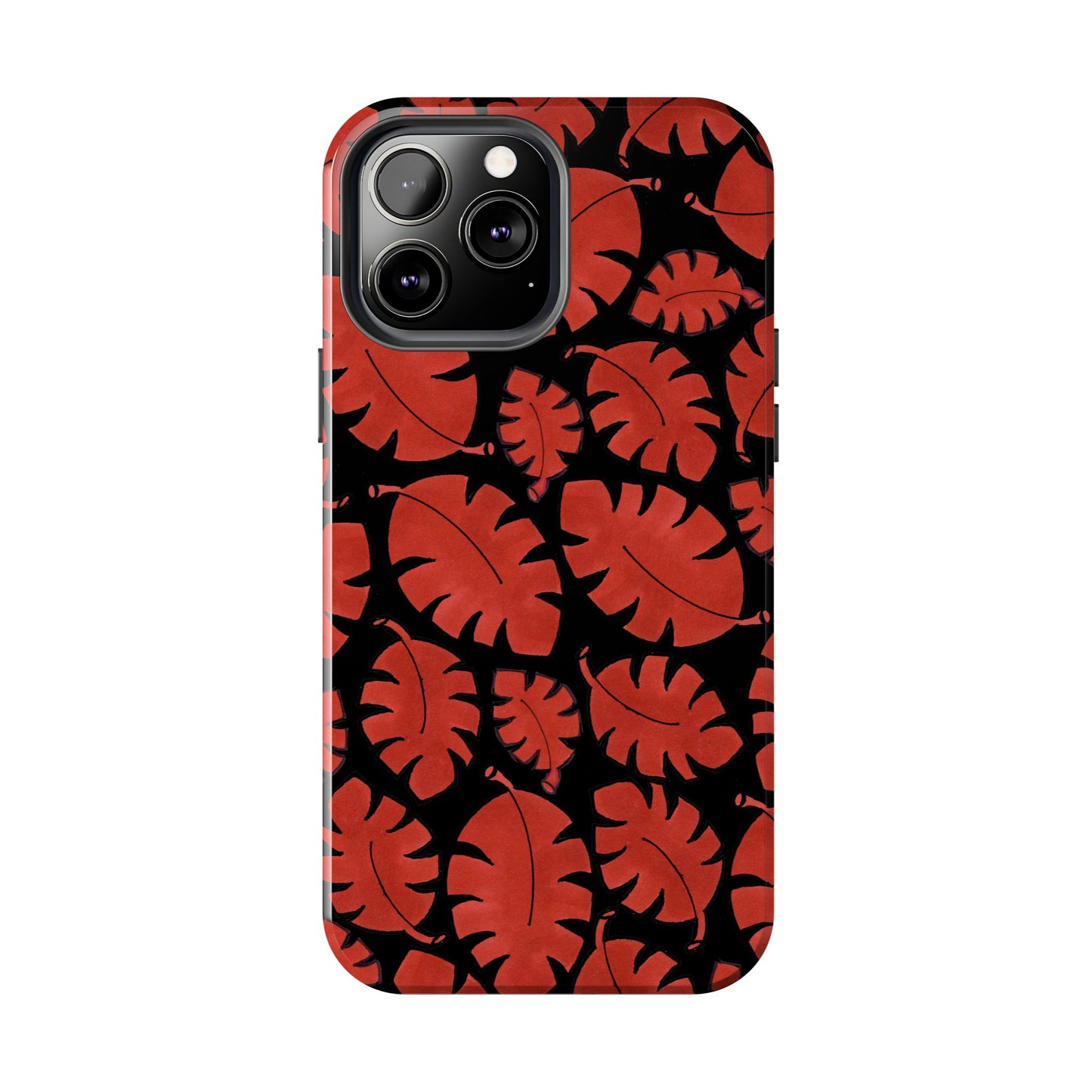 Red Bananas Black Phone Case