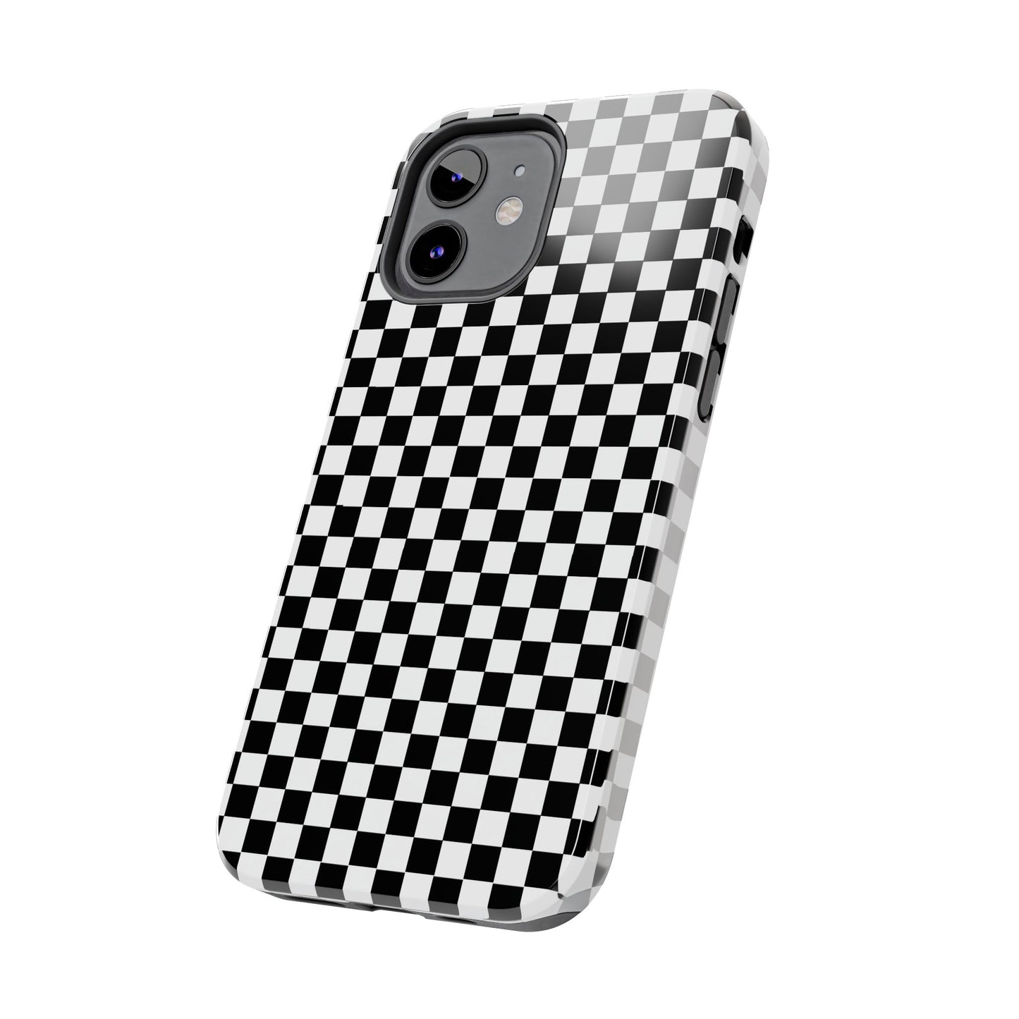 Checkerboard Black / White Phone Case