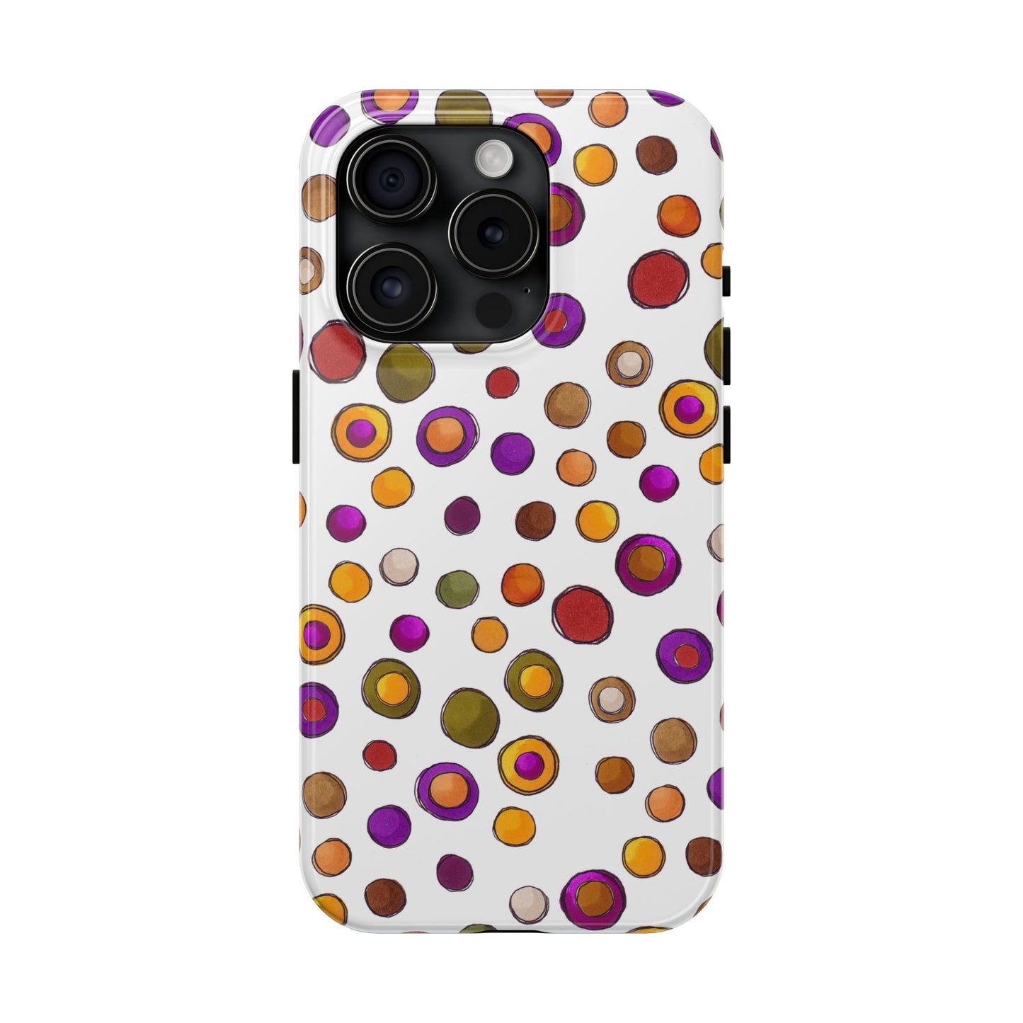 Sesame Dot White Phone Case