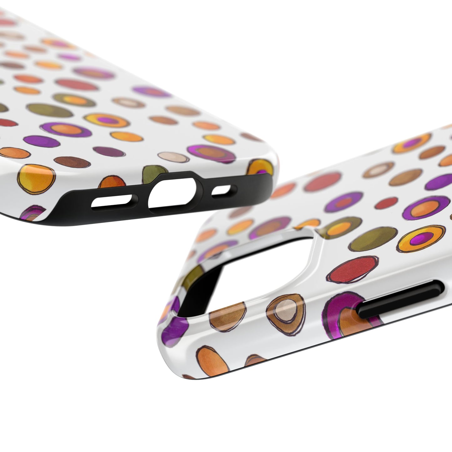 Sesame Dot White Phone Case
