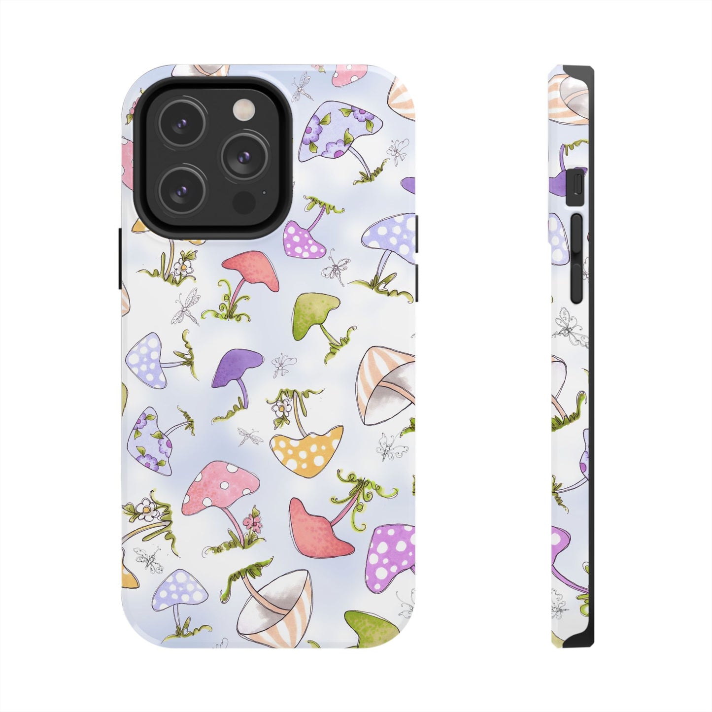 Mushroom Toss Blue Phone Case