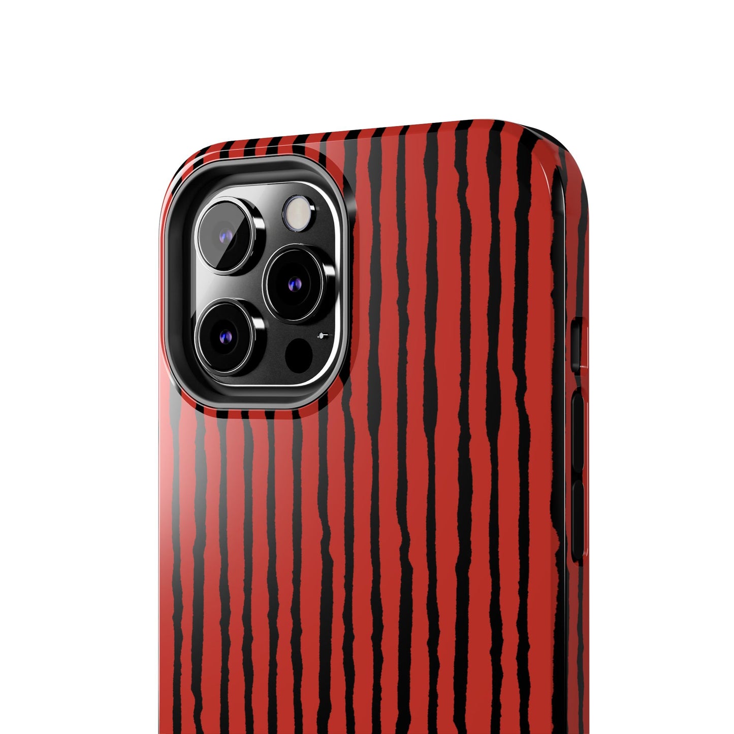 Sorta Stripe Red / Black Phone Case