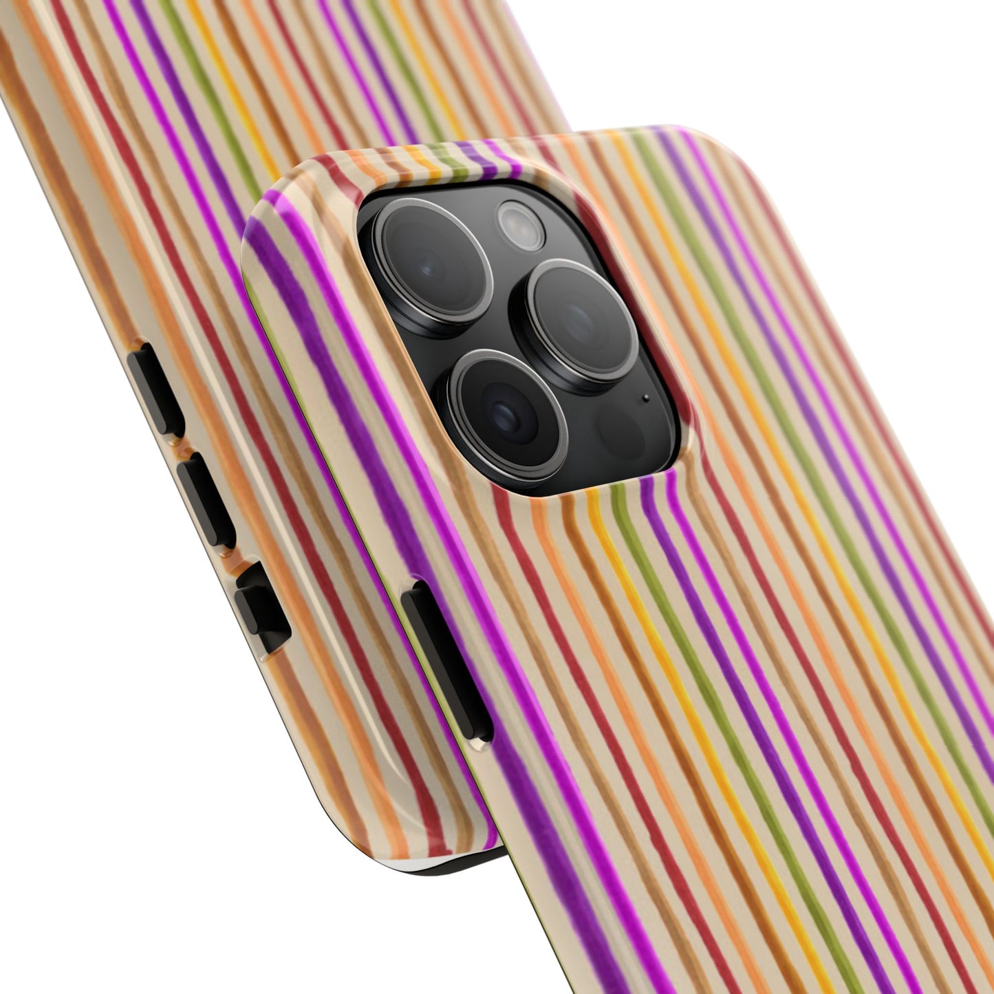 Spice Stripe Muslin Phone Case