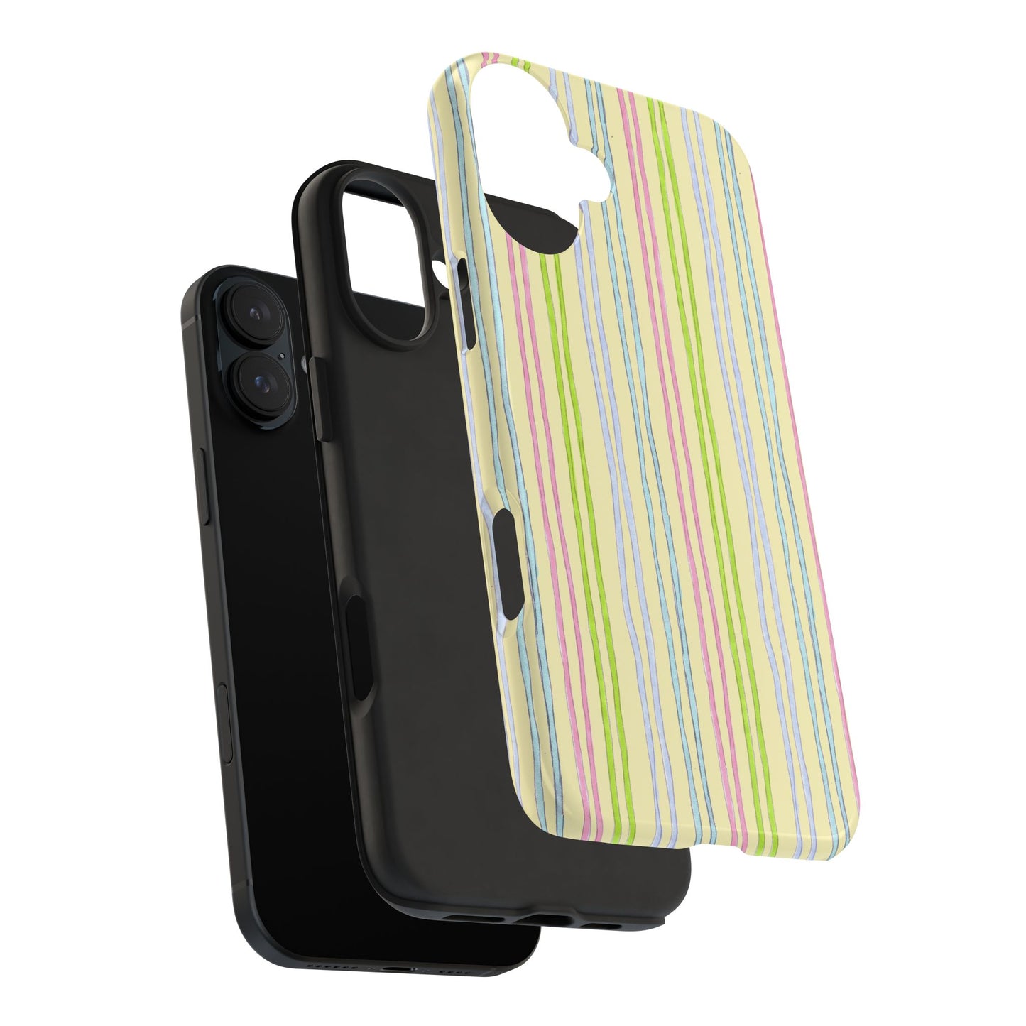 Belle Stripe Yellow Phone Case