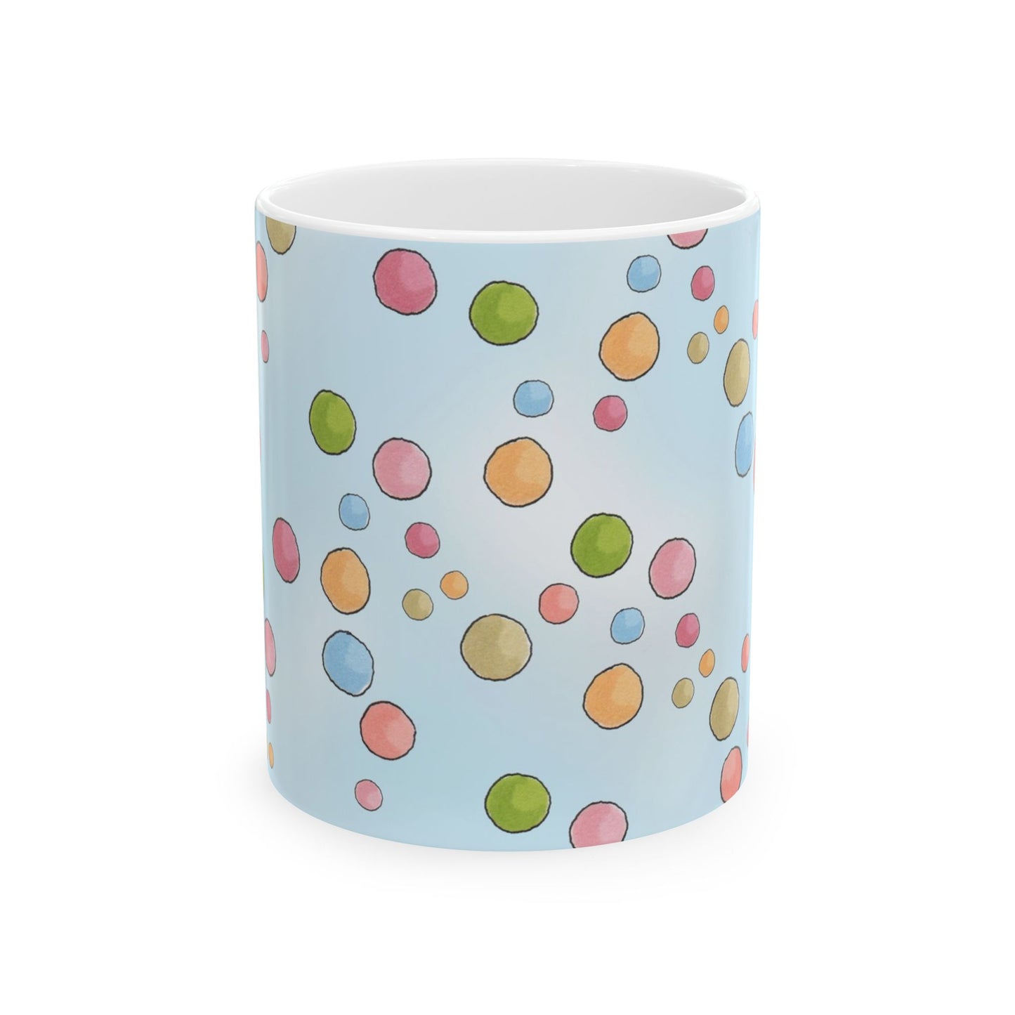 Clown Dots Blue Sky Cup