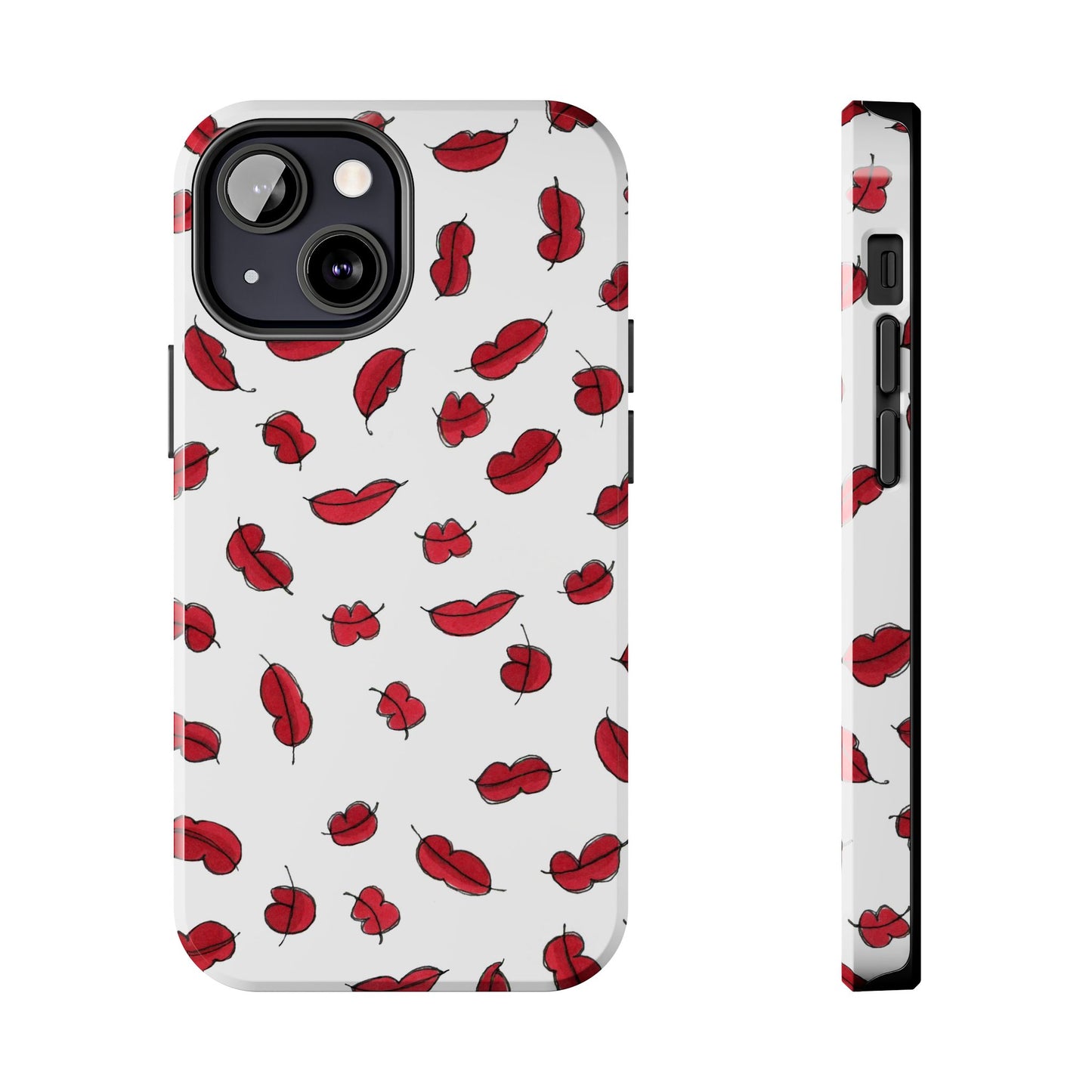 Lotsa Lips White Phone Case